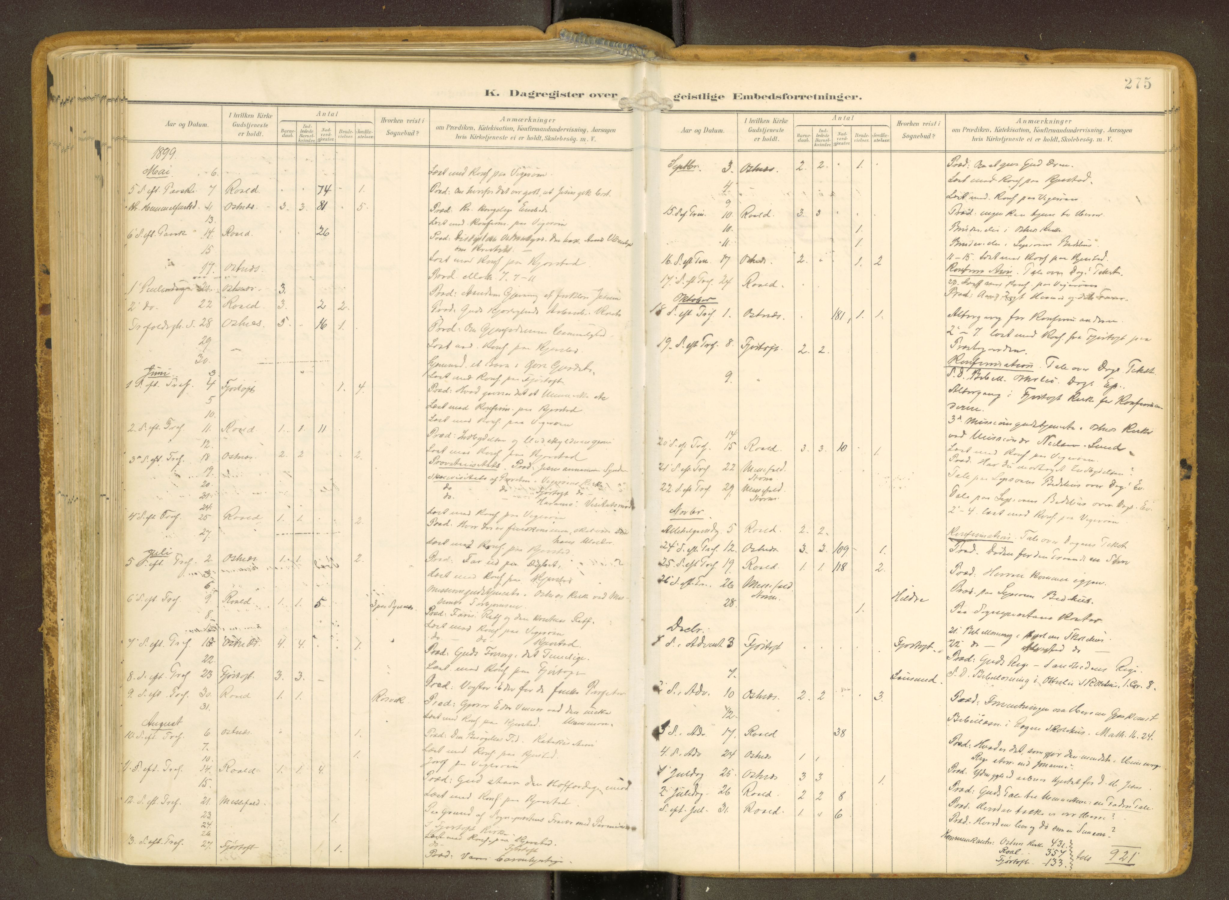 Ministerialprotokoller, klokkerbøker og fødselsregistre - Møre og Romsdal, AV/SAT-A-1454/536/L0517: Parish register (official) no. 536A--, 1897-1917, p. 275