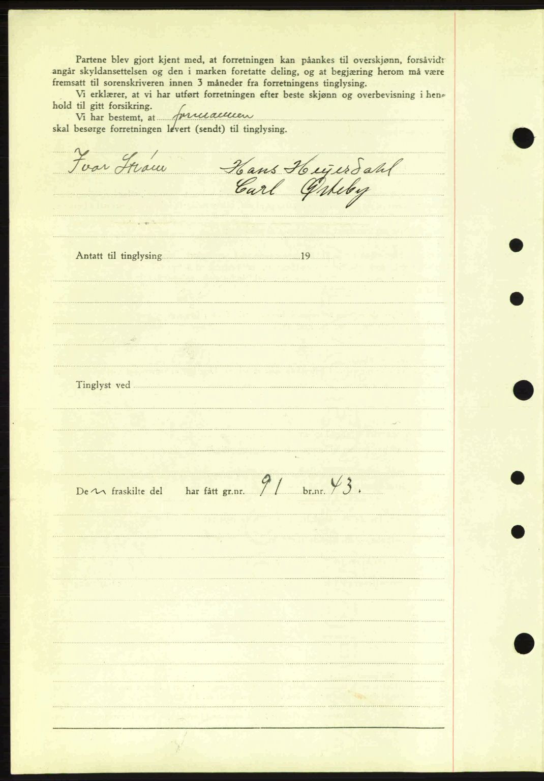 Idd og Marker sorenskriveri, AV/SAO-A-10283/G/Gb/Gbb/L0005: Mortgage book no. A5, 1941-1943, Diary no: : 1245/1942