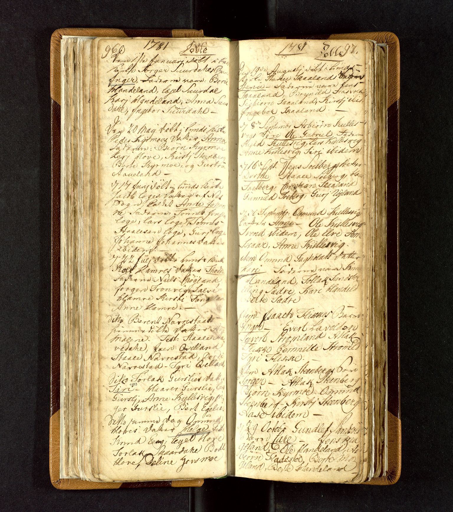 Lund sokneprestkontor, AV/SAST-A-101809/S06/L0003: Parish register (official) no. A 3, 1761-1801, p. 96-97