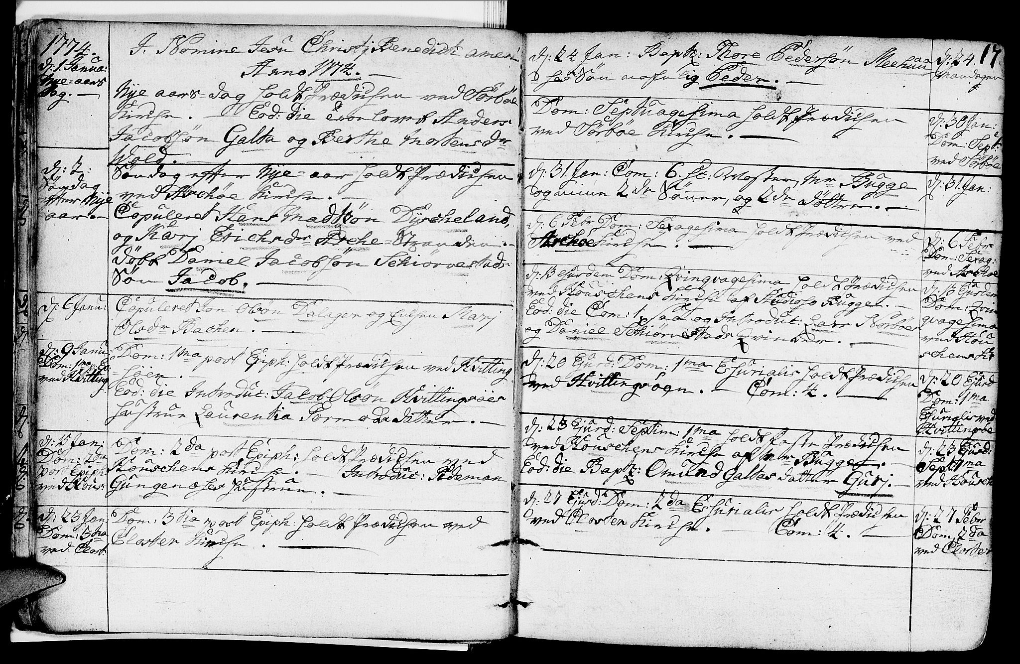 Rennesøy sokneprestkontor, SAST/A -101827/H/Ha/Haa/L0003: Parish register (official) no. A 3, 1772-1815, p. 17