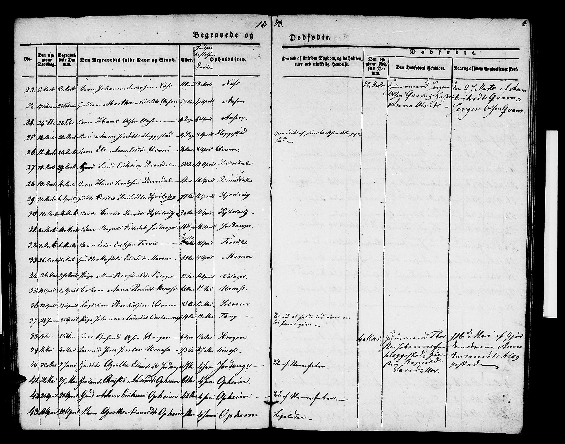 Hafslo sokneprestembete, SAB/A-80301/H/Haa/Haaa/L0008: Parish register (official) no. A 8, 1834-1852, p. 8