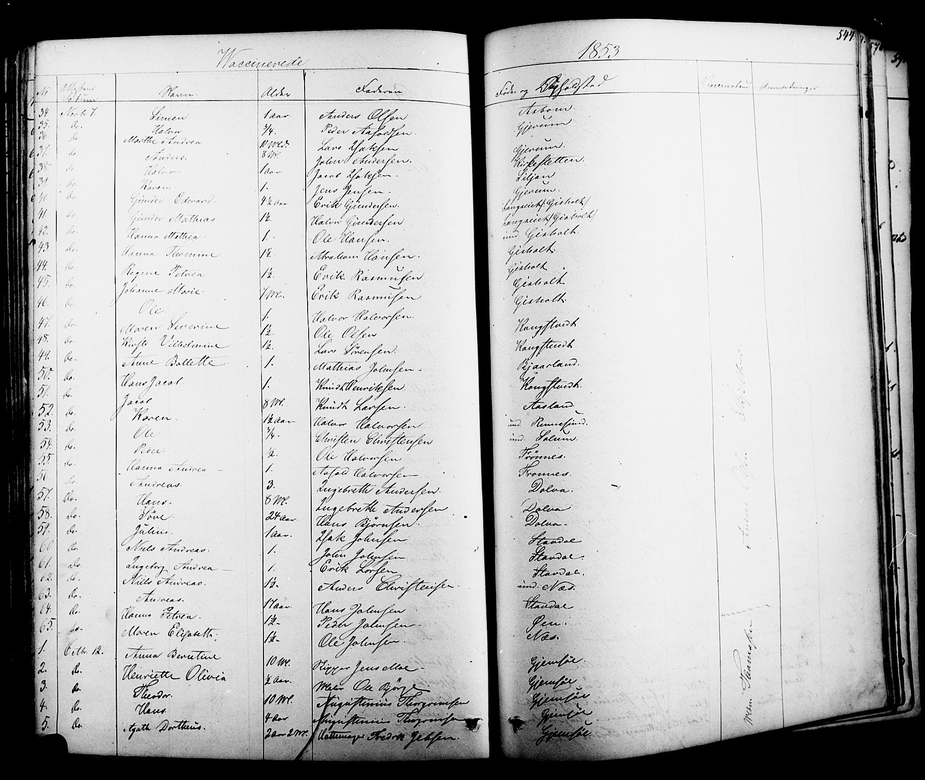 Solum kirkebøker, AV/SAKO-A-306/F/Fa/L0006: Parish register (official) no. I 6, 1844-1855, p. 544