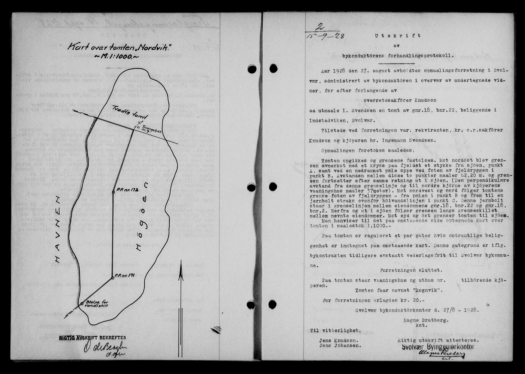 Lofoten sorenskriveri, SAT/A-0017/1/2/2C/L0018b: Mortgage book no. 18b, 1928-1928, Deed date: 15.09.1928