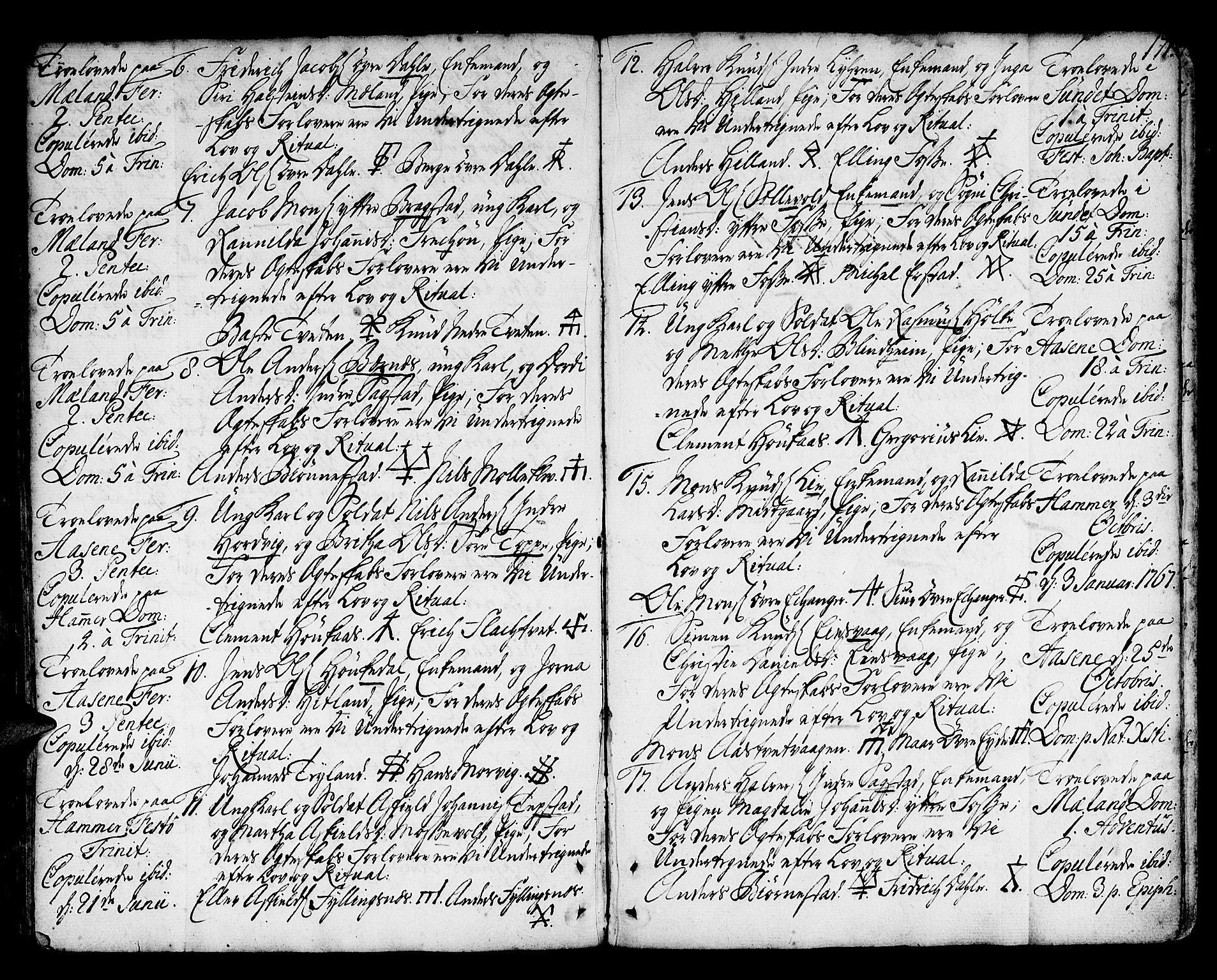 Hamre sokneprestembete, AV/SAB-A-75501/H/Ha/Haa/Haaa/L0007: Parish register (official) no. A 7, 1762-1777, p. 171