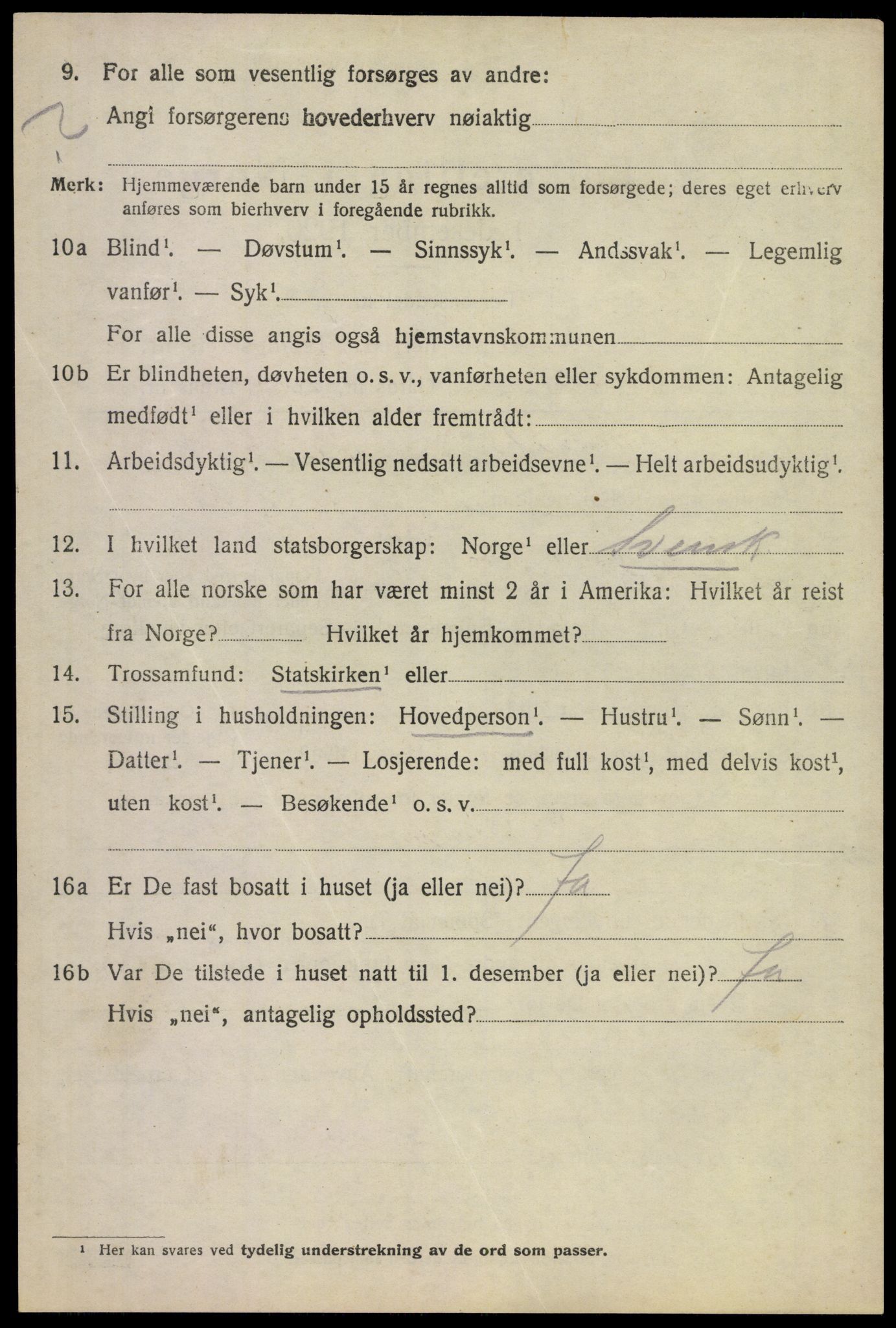 SAKO, 1920 census for Borre, 1920, p. 6921