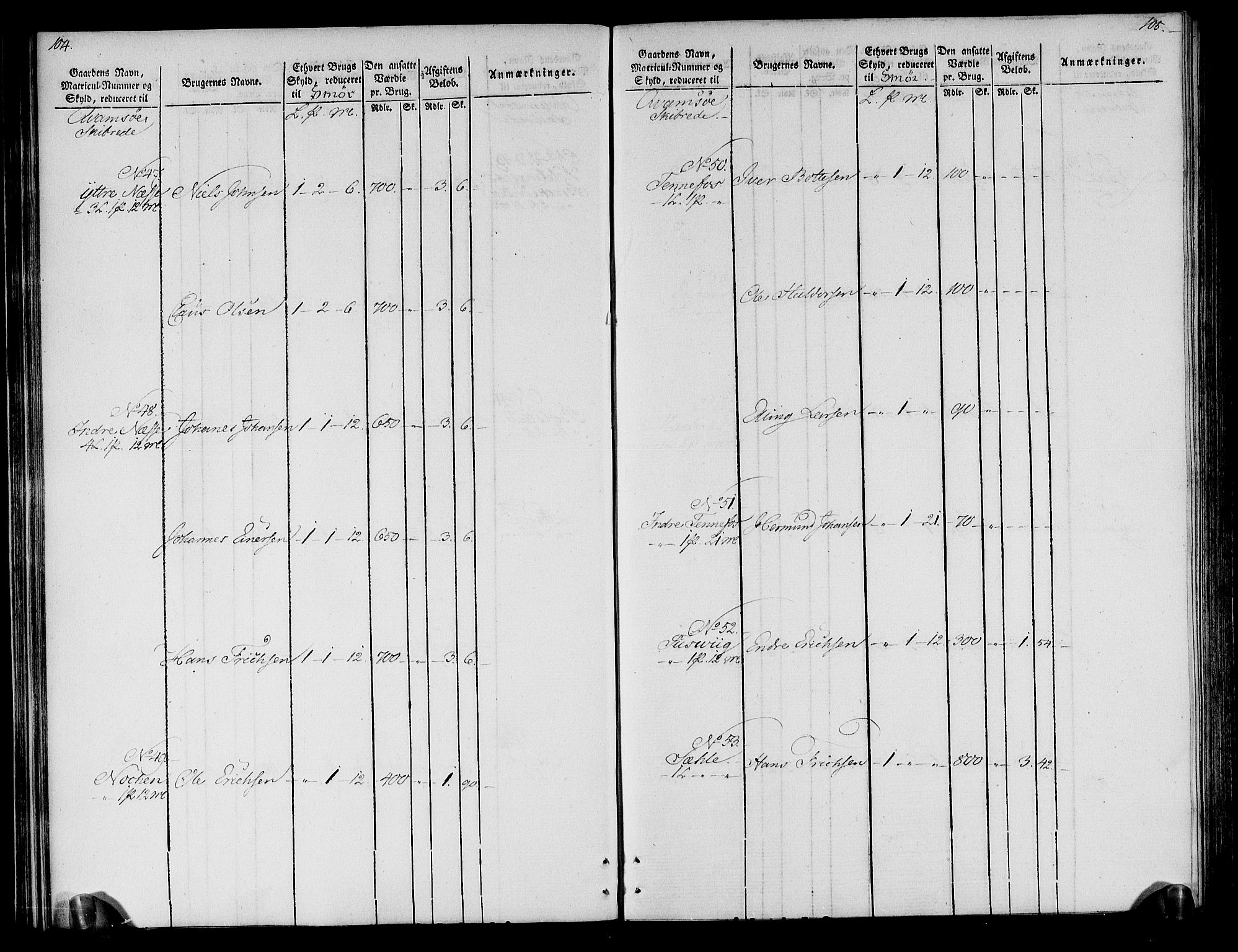 Rentekammeret inntil 1814, Realistisk ordnet avdeling, AV/RA-EA-4070/N/Ne/Nea/L0118: Ytre og Indre Sogn fogderi. Oppebørselsregister, 1803-1804, p. 56