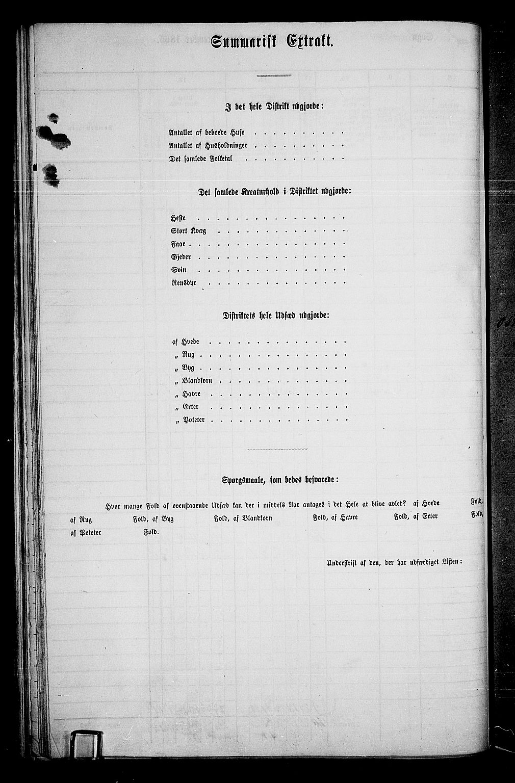 RA, 1865 census for Åsnes, 1865, p. 64