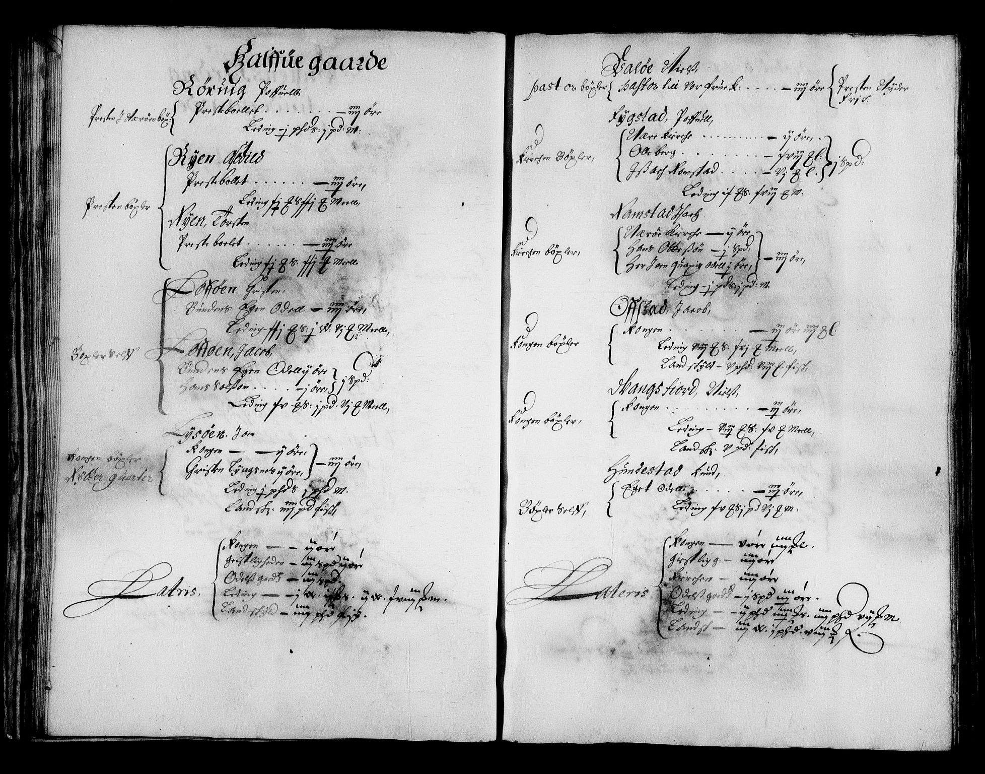 Rentekammeret inntil 1814, Realistisk ordnet avdeling, AV/RA-EA-4070/N/Na/L0002/0008: [XI g]: Trondheims stifts jordebøker: / Namdalen fogderi, 1664