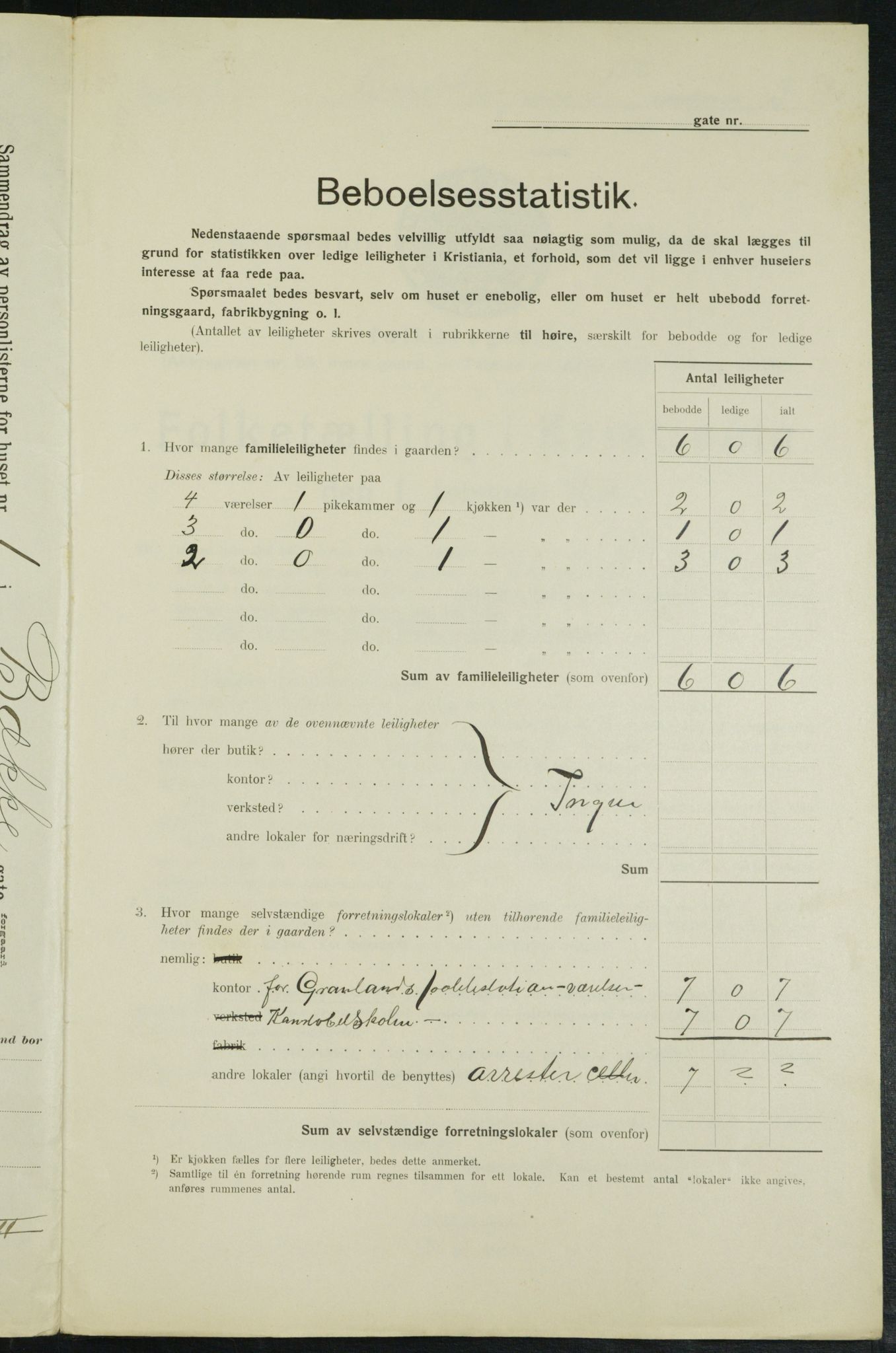 OBA, Municipal Census 1914 for Kristiania, 1914, p. 11171