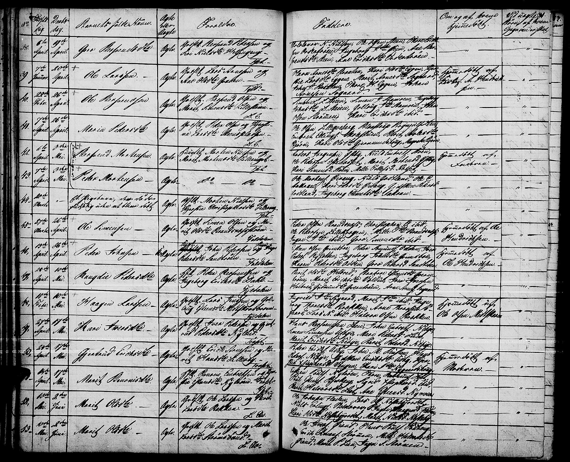 Tynset prestekontor, AV/SAH-PREST-058/H/Ha/Haa/L0019: Parish register (official) no. 19, 1829-1847, p. 81