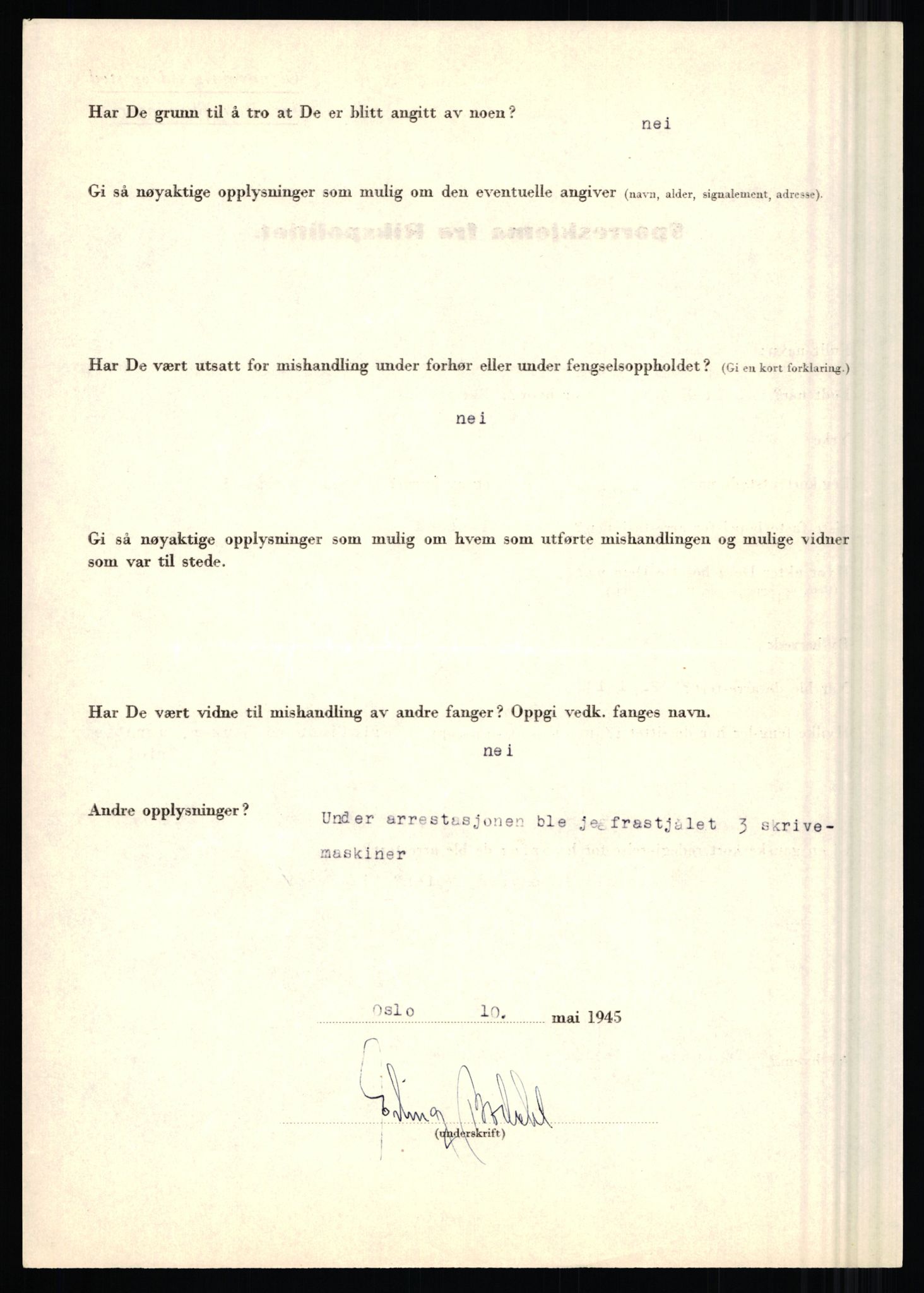 Rikspolitisjefen, AV/RA-S-1560/L/L0002: Berg, Alf - Bråthen, Thorleif, 1940-1945, p. 688