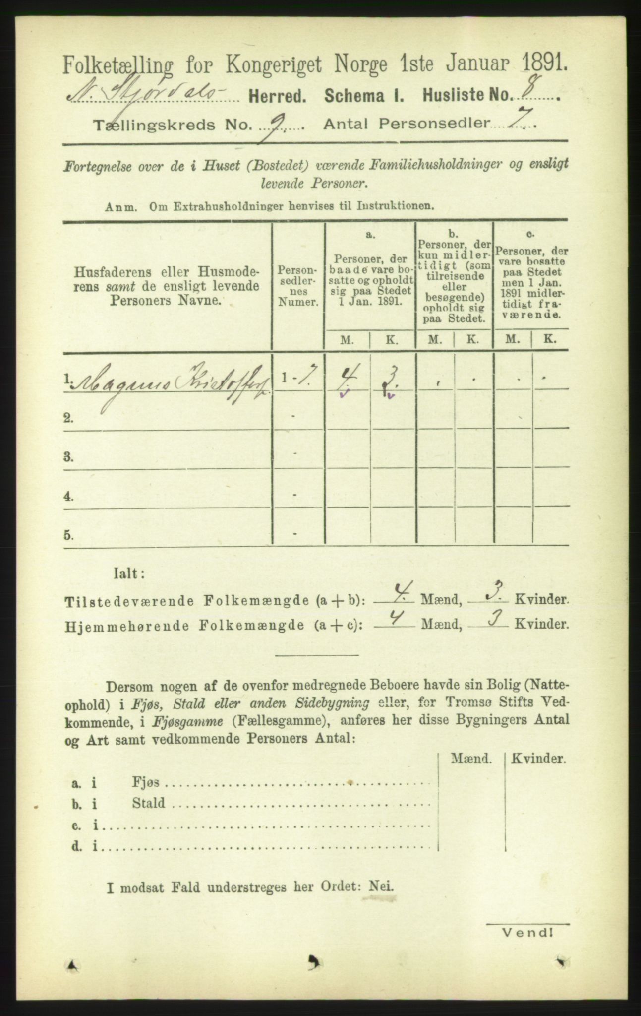 RA, 1891 census for 1714 Nedre Stjørdal, 1891, p. 4739