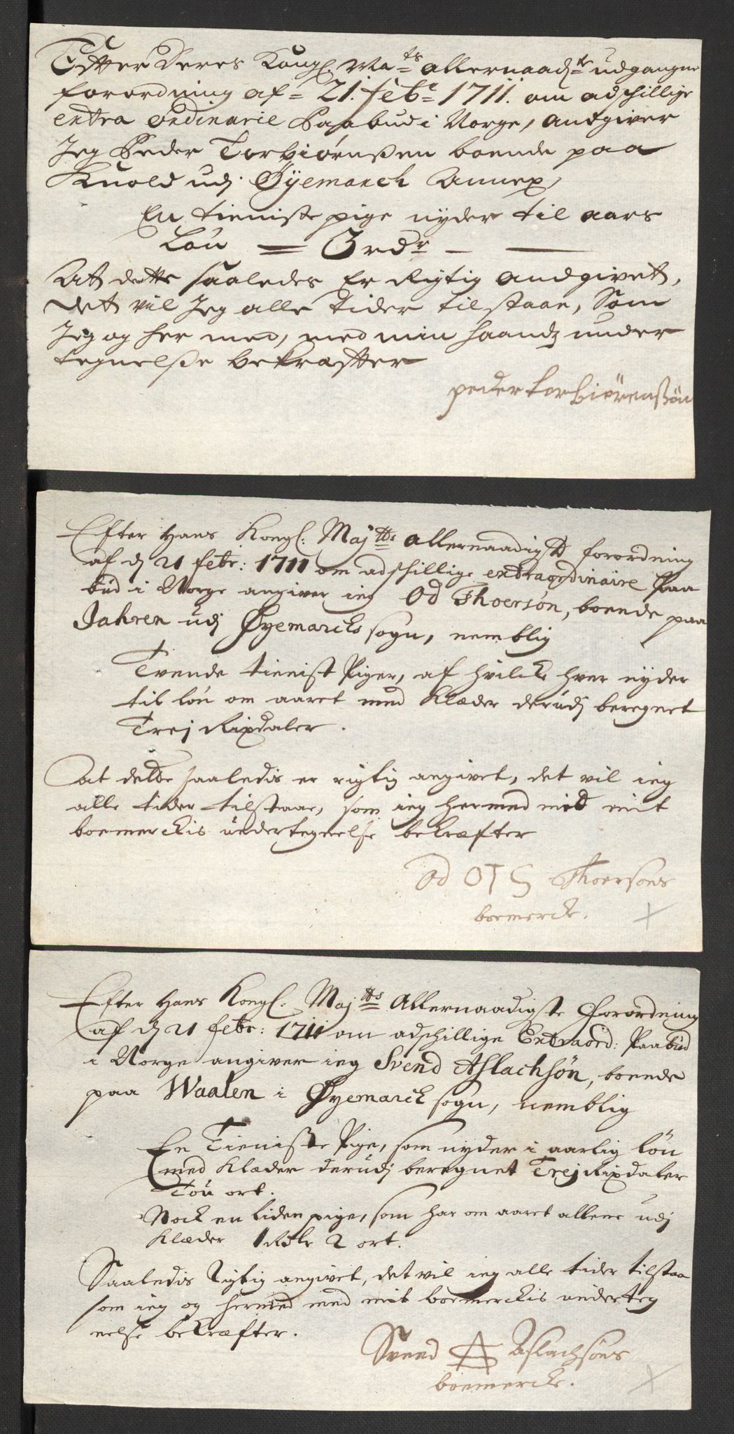 Rentekammeret inntil 1814, Reviderte regnskaper, Fogderegnskap, AV/RA-EA-4092/R01/L0020: Fogderegnskap Idd og Marker, 1711, p. 638