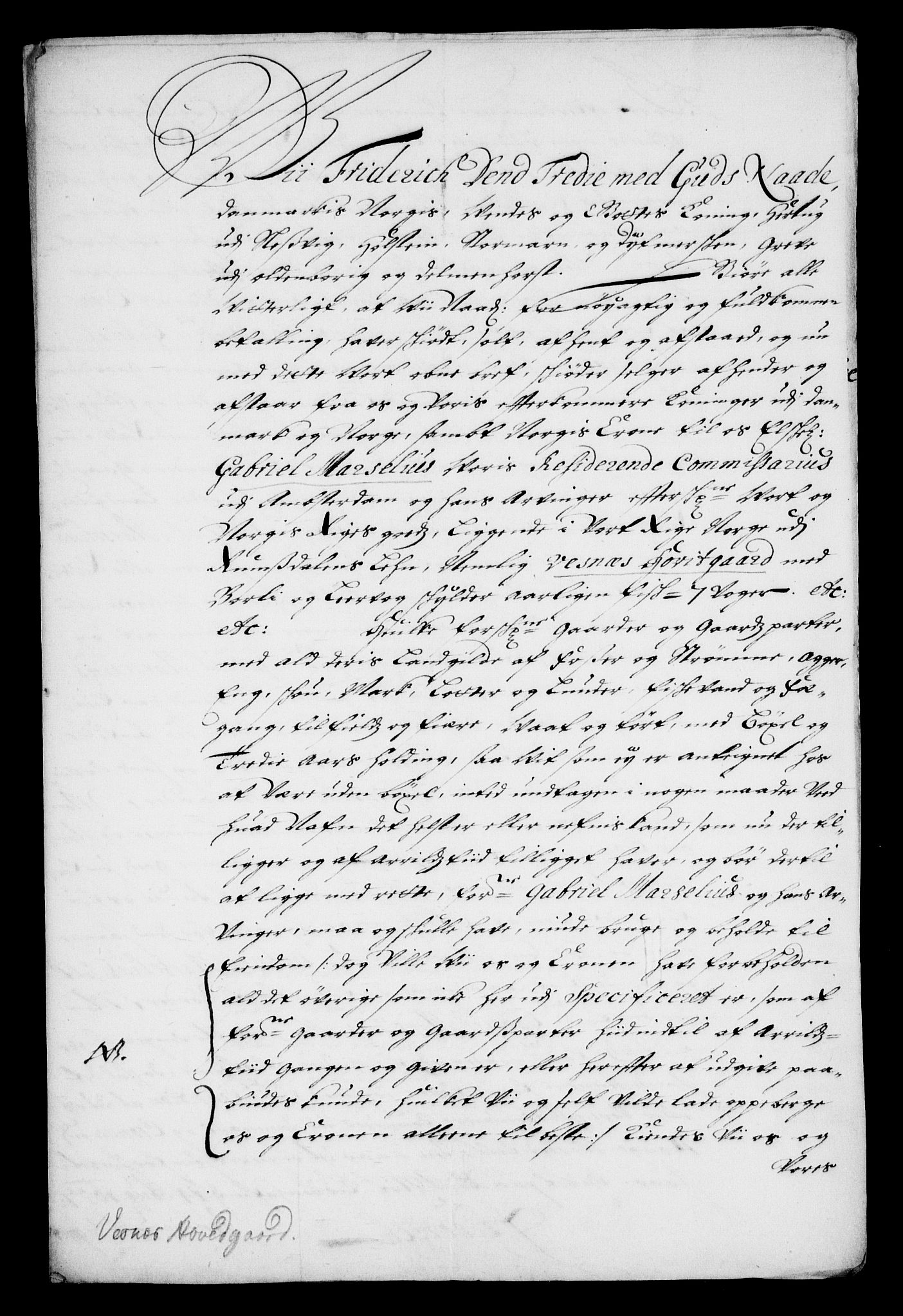 Rentekammeret inntil 1814, Realistisk ordnet avdeling, RA/EA-4070/On/L0013: [Jj 14]: Forskjellige dokumenter om krongodset i Norge, 1672-1722, p. 149