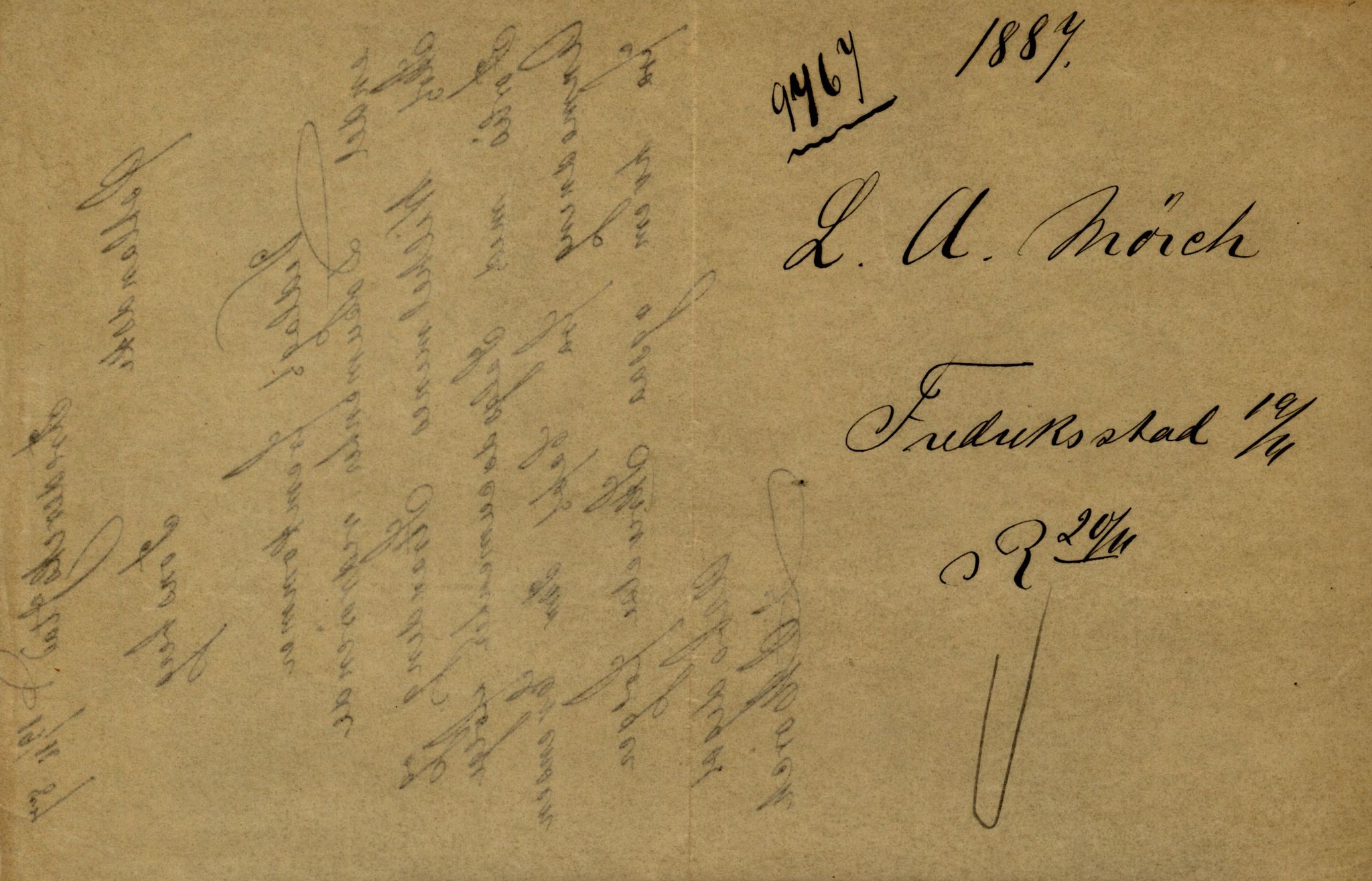 Pa 63 - Østlandske skibsassuranceforening, VEMU/A-1079/G/Ga/L0020/0001: Havaridokumenter / Tellus, Telanak, Wilhelmine, 1887, p. 138