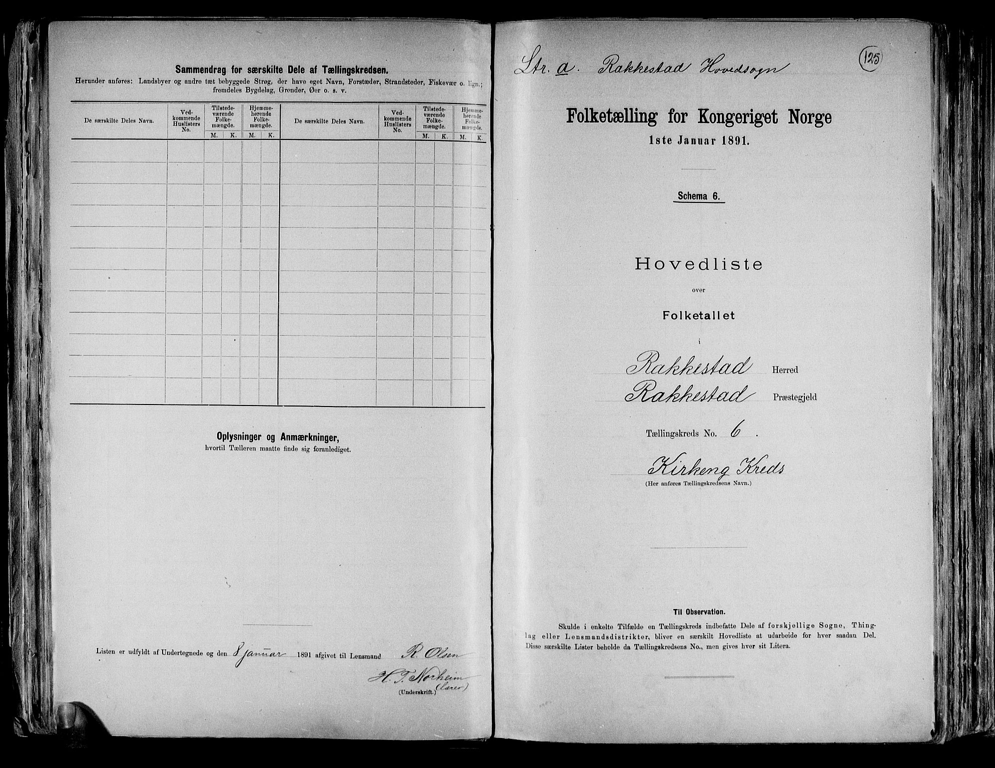 RA, 1891 census for 0128 Rakkestad, 1891, p. 16