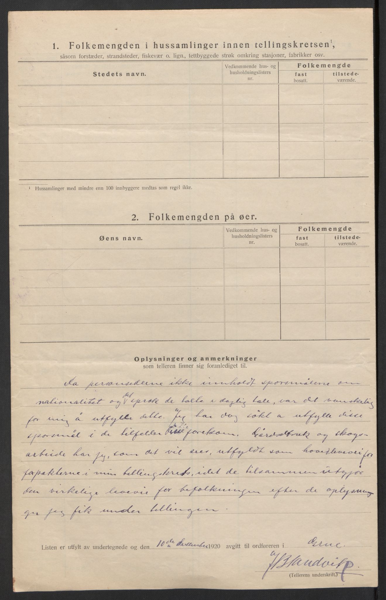 SAH, 1920 census for Grue, 1920, p. 75