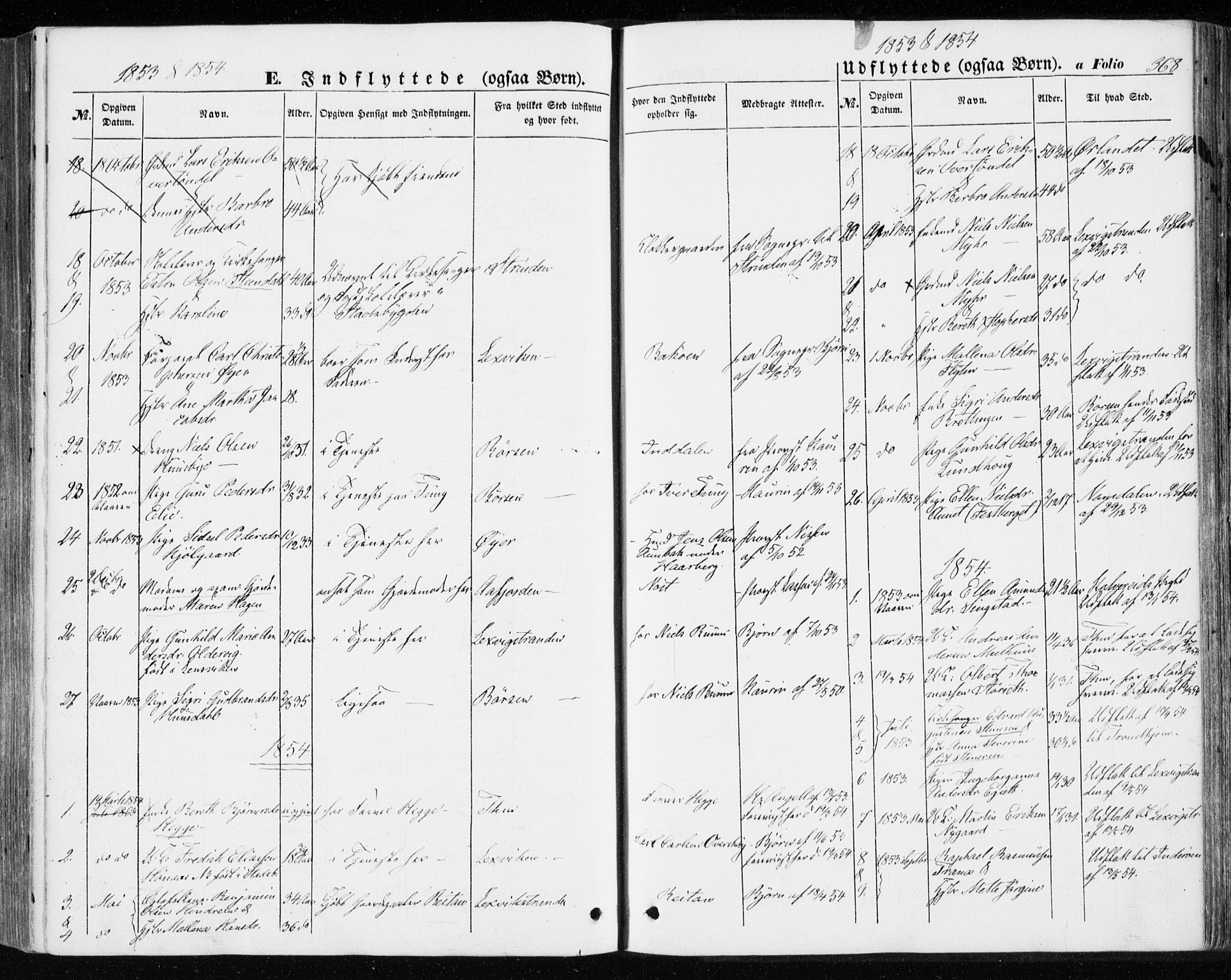 Ministerialprotokoller, klokkerbøker og fødselsregistre - Sør-Trøndelag, AV/SAT-A-1456/646/L0611: Parish register (official) no. 646A09, 1848-1857, p. 368