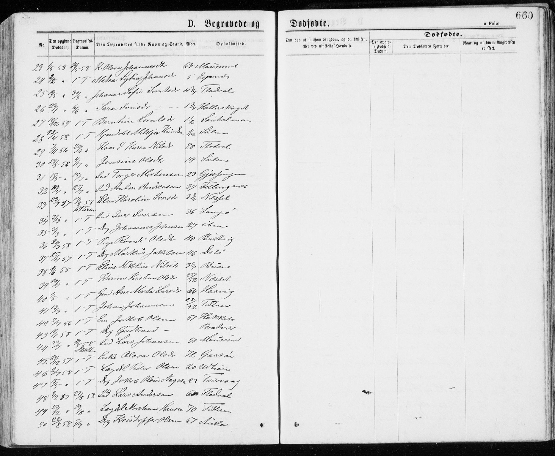 Ministerialprotokoller, klokkerbøker og fødselsregistre - Sør-Trøndelag, AV/SAT-A-1456/640/L0576: Parish register (official) no. 640A01, 1846-1876, p. 660