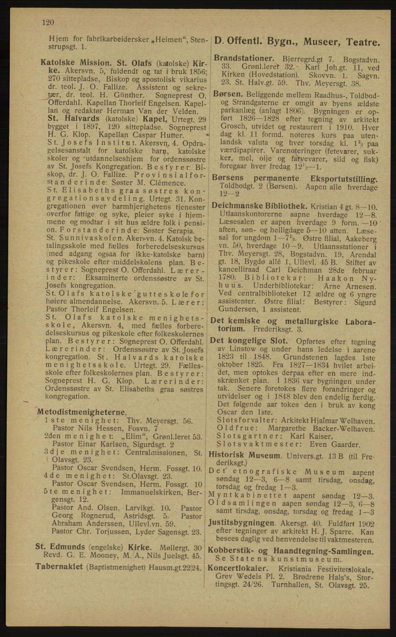 Kristiania/Oslo adressebok, PUBL/-, 1913, p. 122