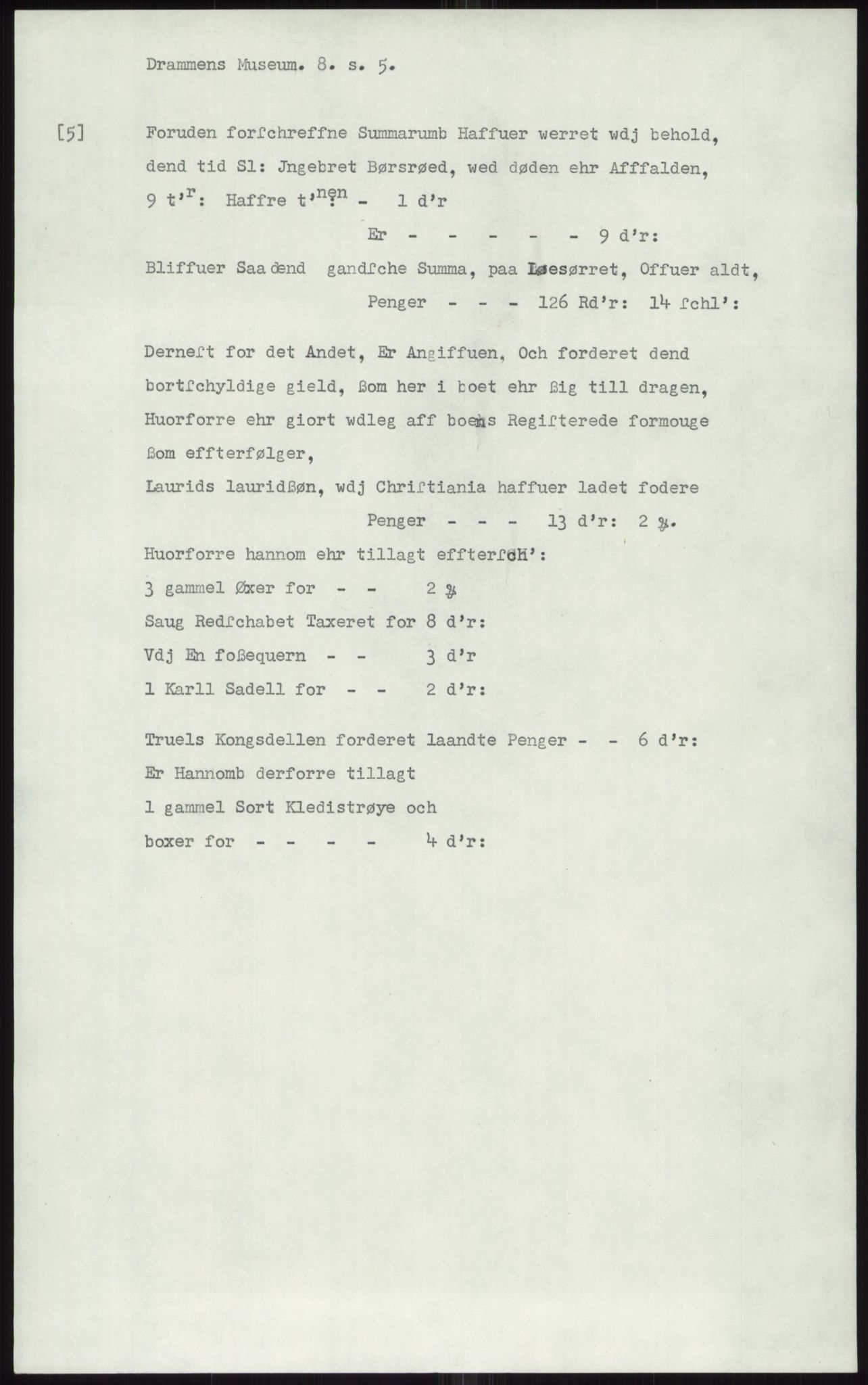 Samlinger til kildeutgivelse, Diplomavskriftsamlingen, AV/RA-EA-4053/H/Ha, p. 1638