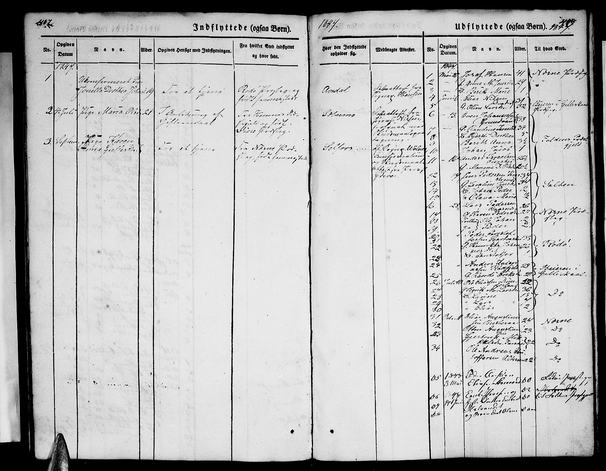 Ministerialprotokoller, klokkerbøker og fødselsregistre - Nordland, SAT/A-1459/827/L0413: Parish register (copy) no. 827C02, 1842-1852, p. 407-408