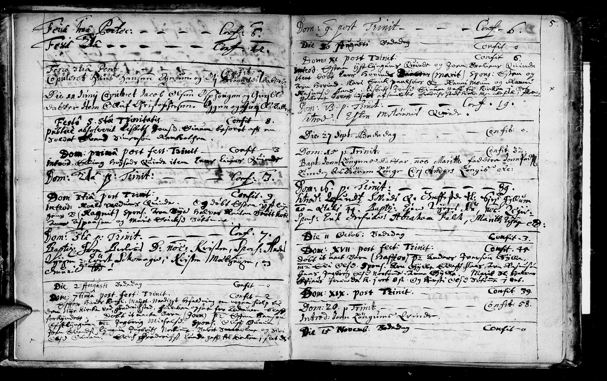 Ministerialprotokoller, klokkerbøker og fødselsregistre - Sør-Trøndelag, SAT/A-1456/692/L1101: Parish register (official) no. 692A01, 1690-1746, p. 5