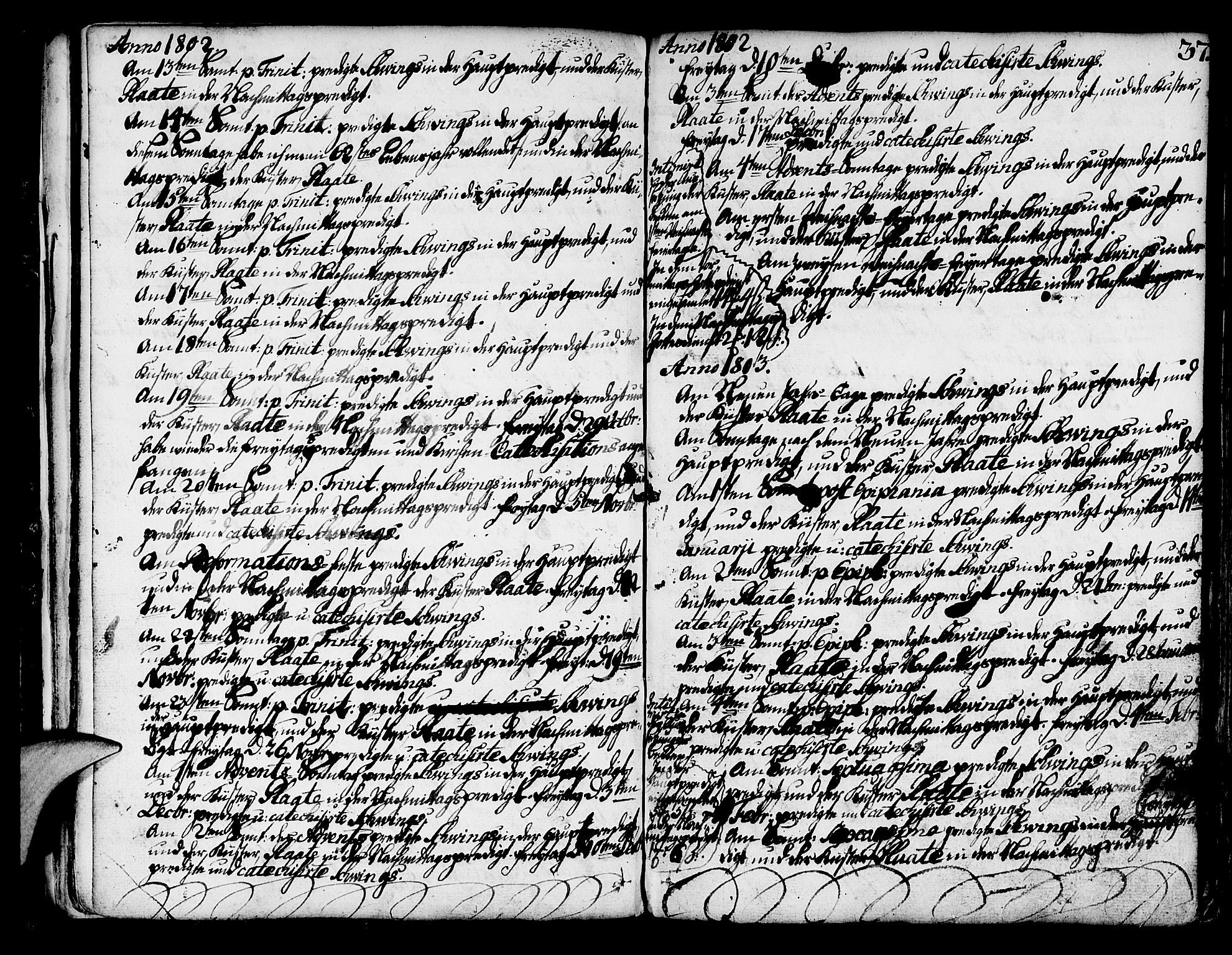 Mariakirken Sokneprestembete, AV/SAB-A-76901/H/Haa/L0003: Parish register (official) no. A 3, 1786-1815, p. 38