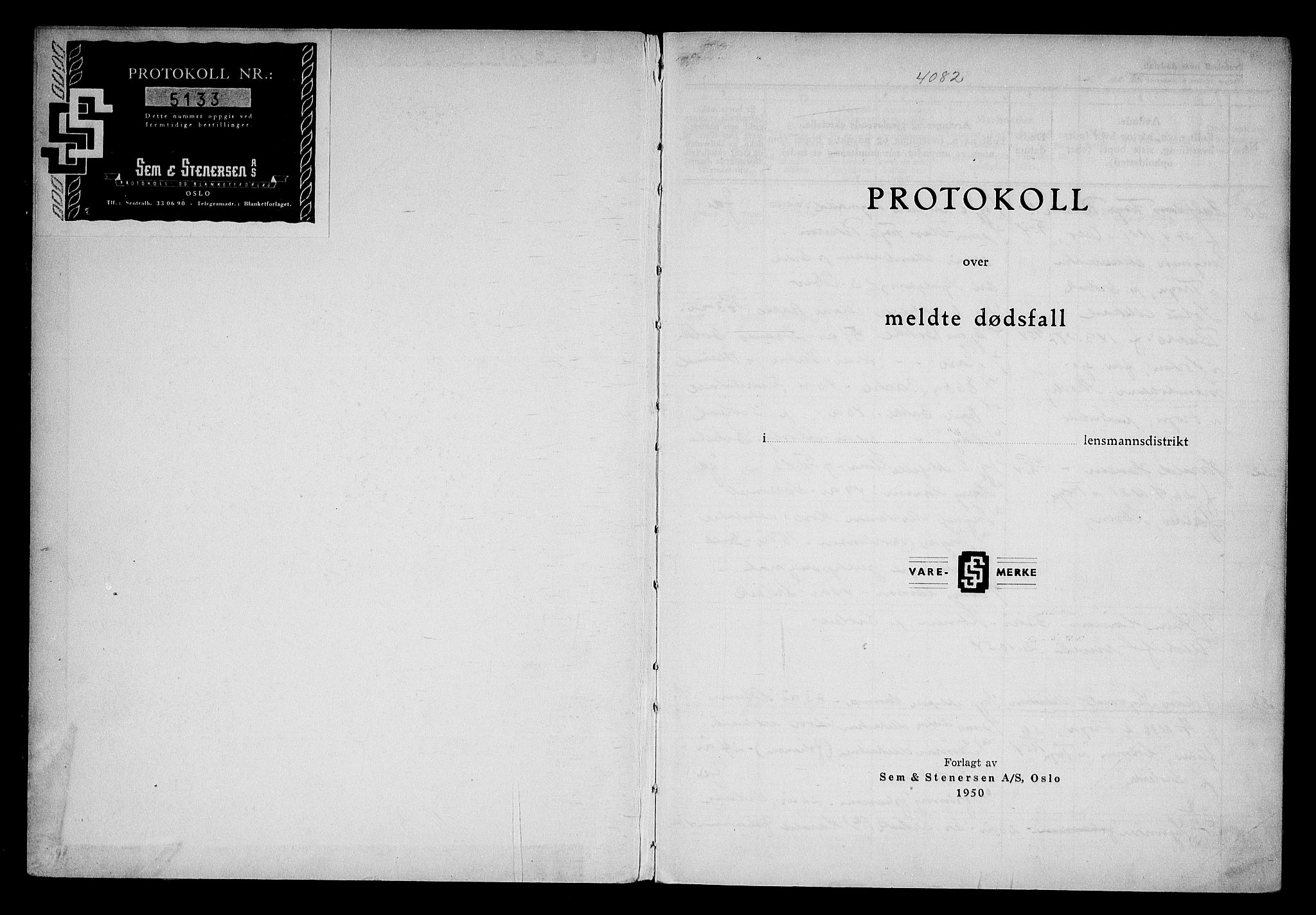 Frogn lensmannskontor, AV/SAO-A-10290/H/Ha/L0003: Dødsanmeldelsesprotokoll, 1954-1964