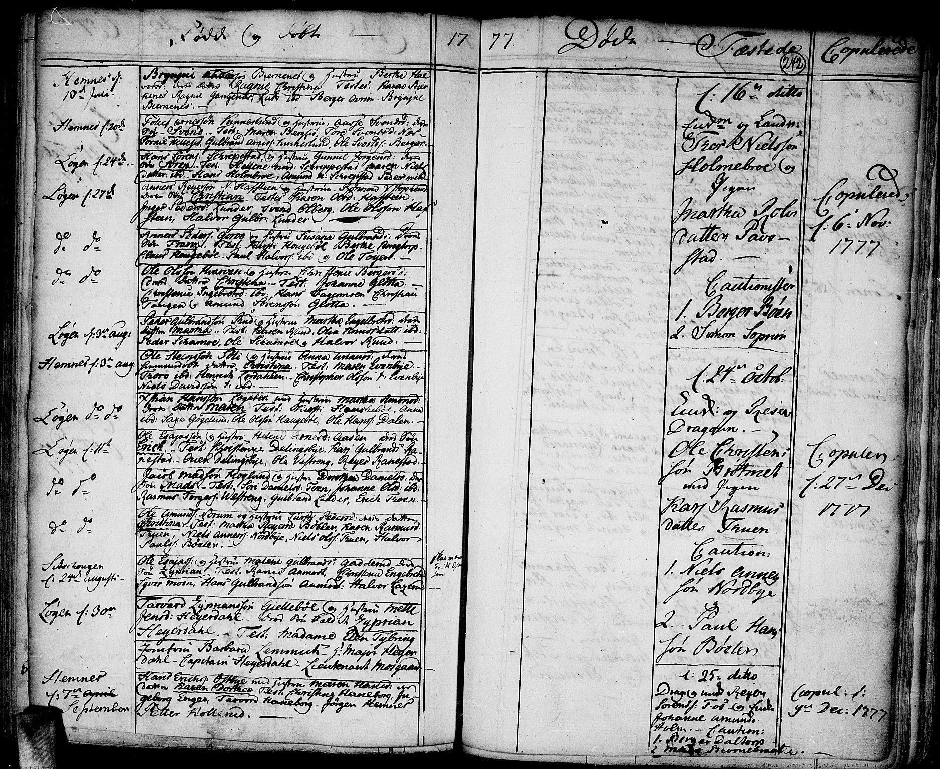 Høland prestekontor Kirkebøker, AV/SAO-A-10346a/F/Fa/L0004: Parish register (official) no. I 4, 1757-1780, p. 242