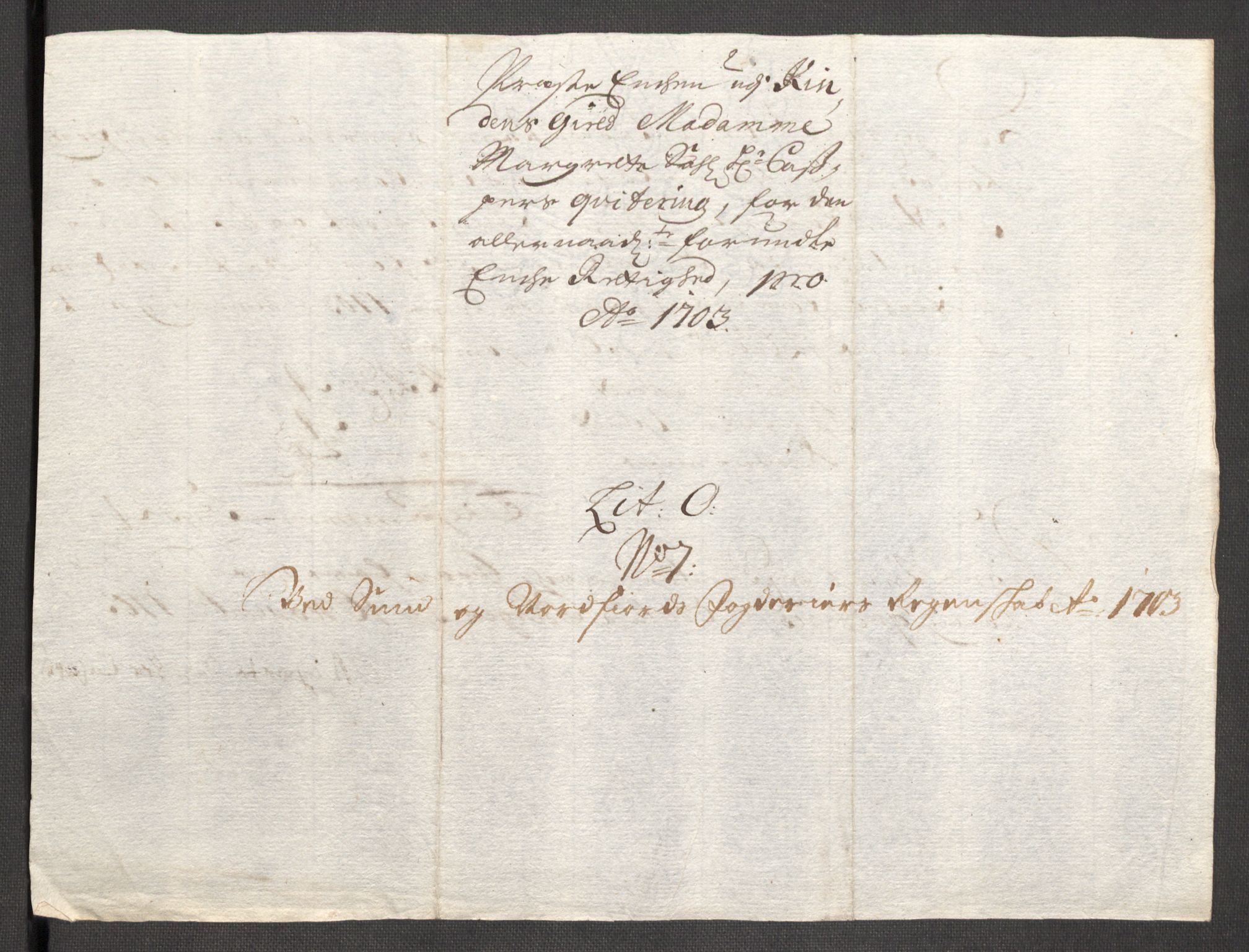 Rentekammeret inntil 1814, Reviderte regnskaper, Fogderegnskap, AV/RA-EA-4092/R53/L3427: Fogderegnskap Sunn- og Nordfjord, 1703, p. 258