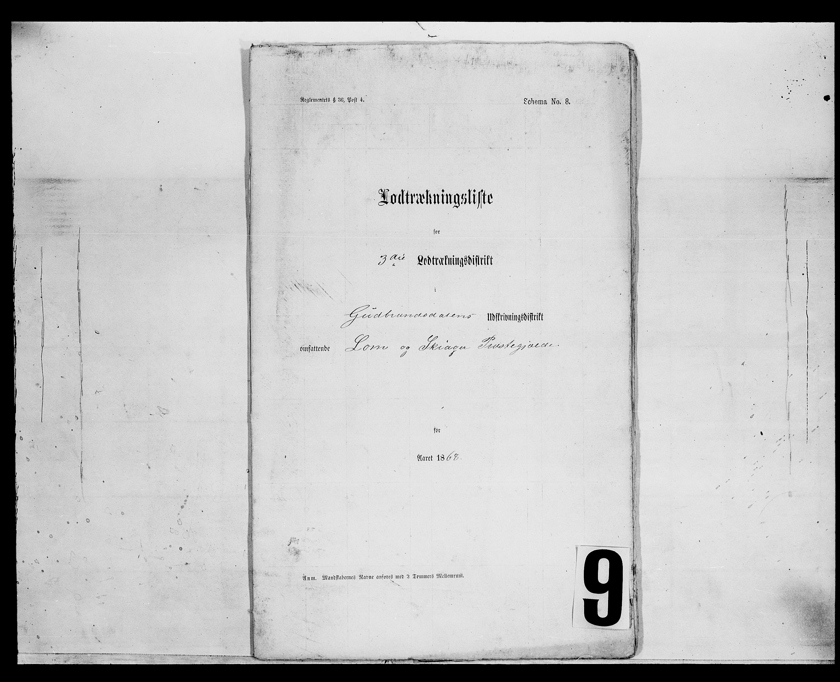 Fylkesmannen i Oppland, SAH/FYO-002/1/K/Kg/L1175: Heidal, Sel, Vågå, Lom og Skjåk, 1860-1879, p. 258