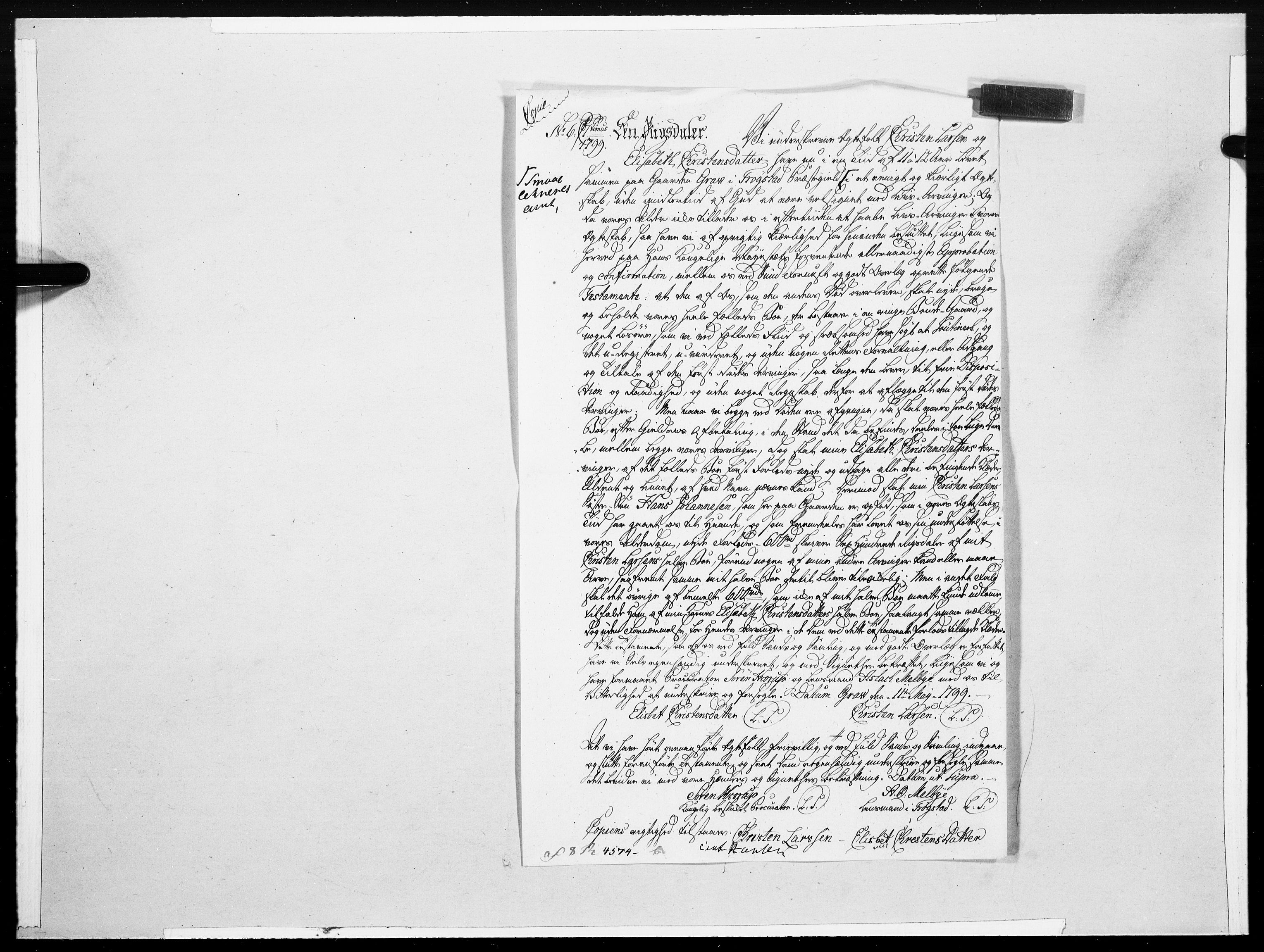 Danske Kanselli 1572-1799, AV/RA-EA-3023/F/Fc/Fcc/Fcca/L0317: Norske innlegg 1572-1799, 1799, p. 425