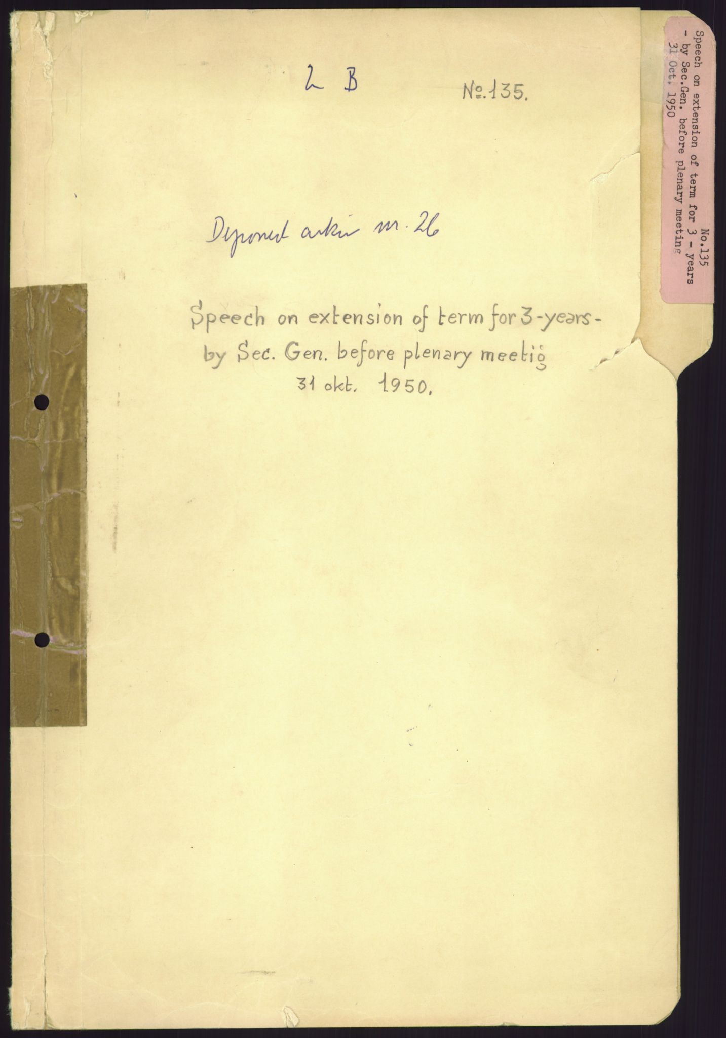 Lie, Trygve, RA/PA-1407/D/L0018: Generalsekretærens papirer., 1947-1951, p. 1326