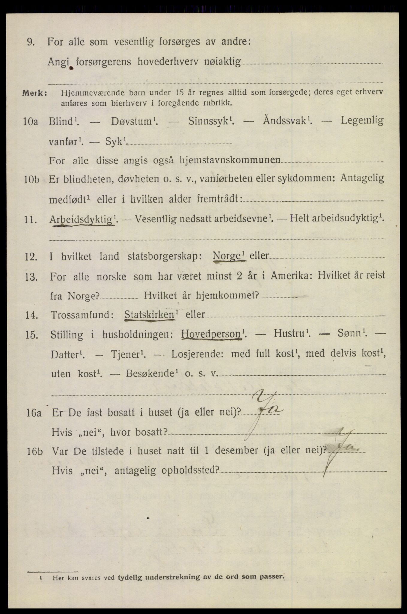 SAKO, 1920 census for Lier, 1920, p. 14795