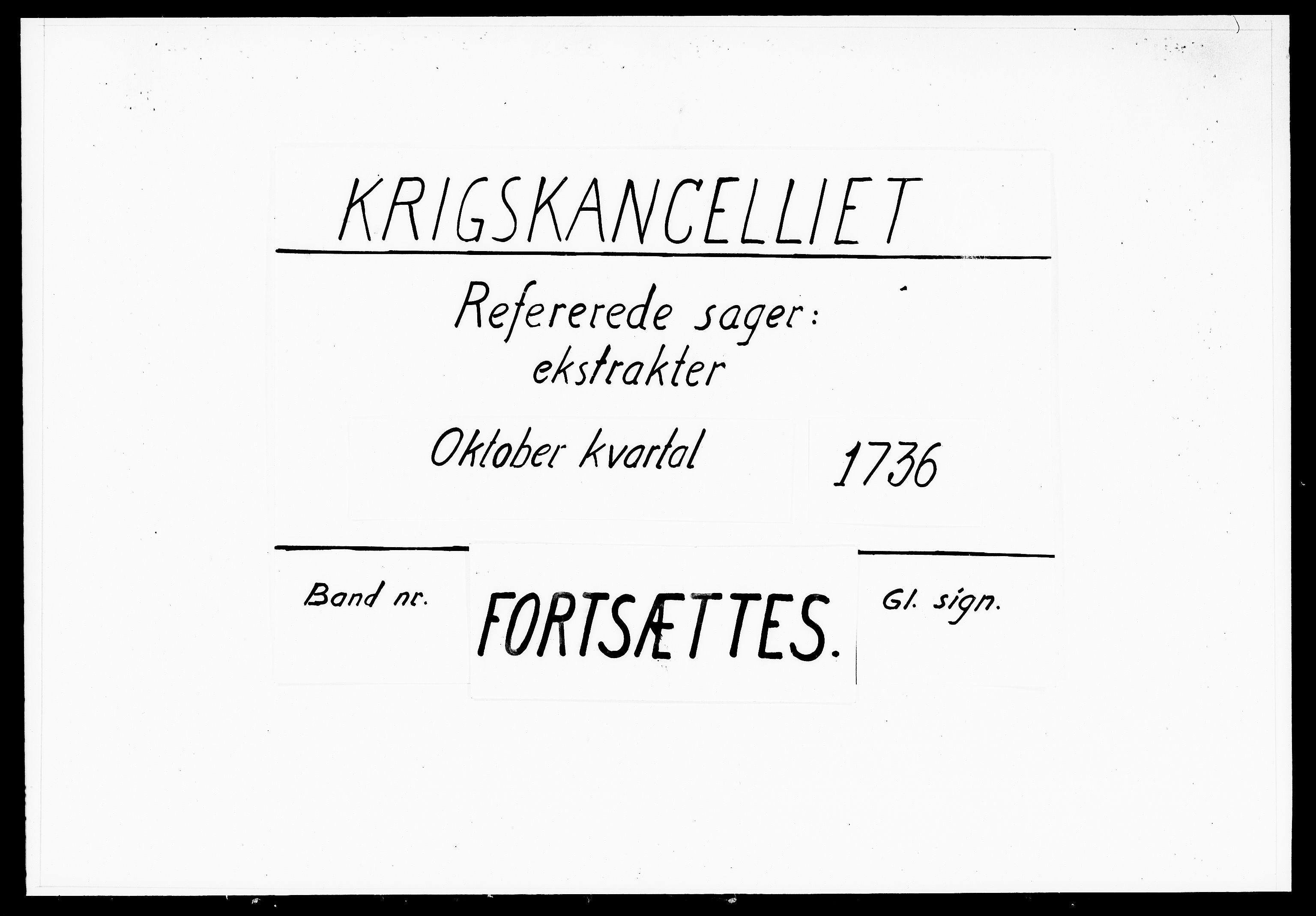 Krigskollegiet, Krigskancelliet, DRA/A-0006/-/1130-1137: Refererede sager, 1736, p. 454