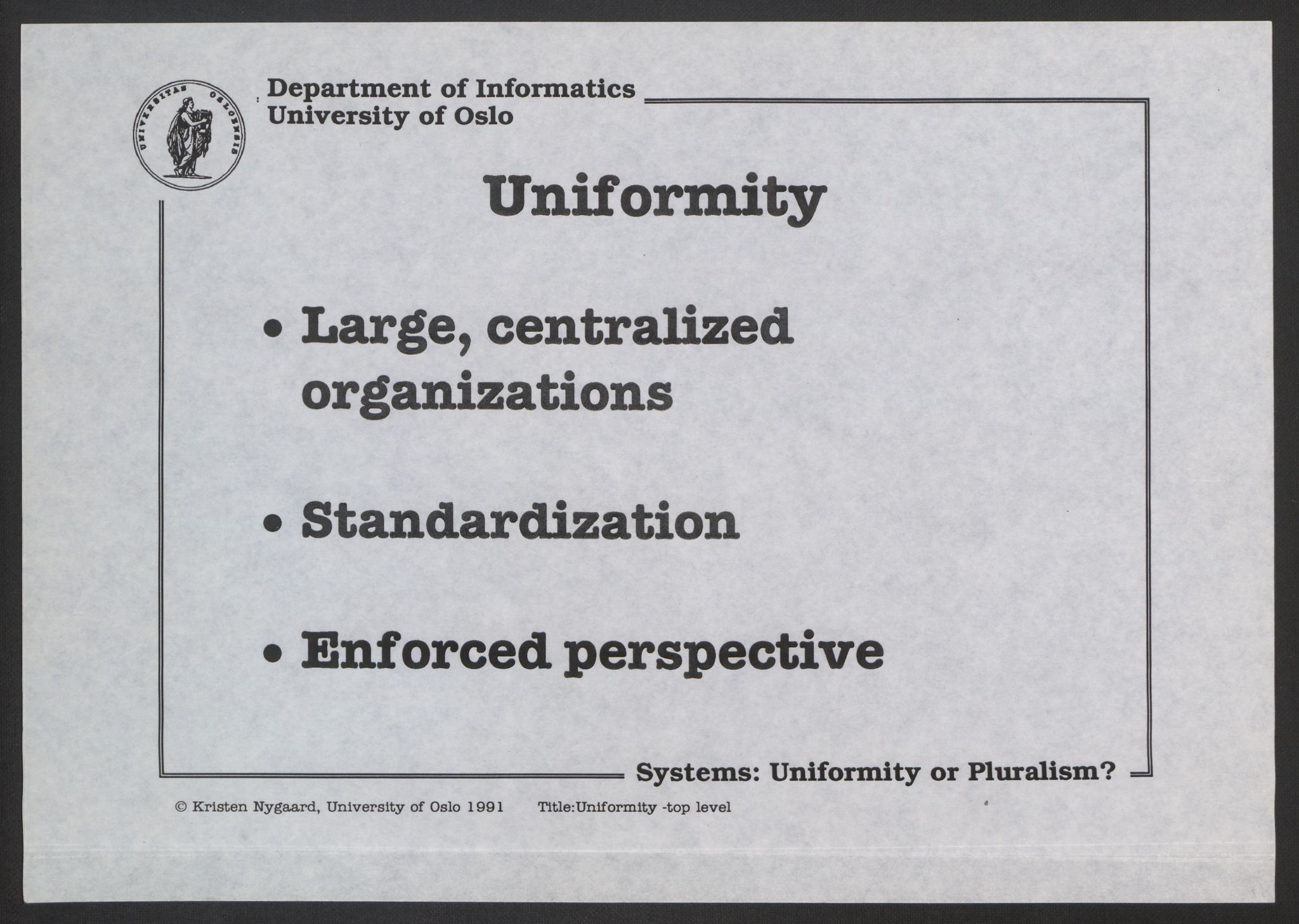 Nygaard, Kristen, AV/RA-PA-1398/F/Fh/L0003: Systemarbeid/brukermedvirkning, 1979-2002, p. 179