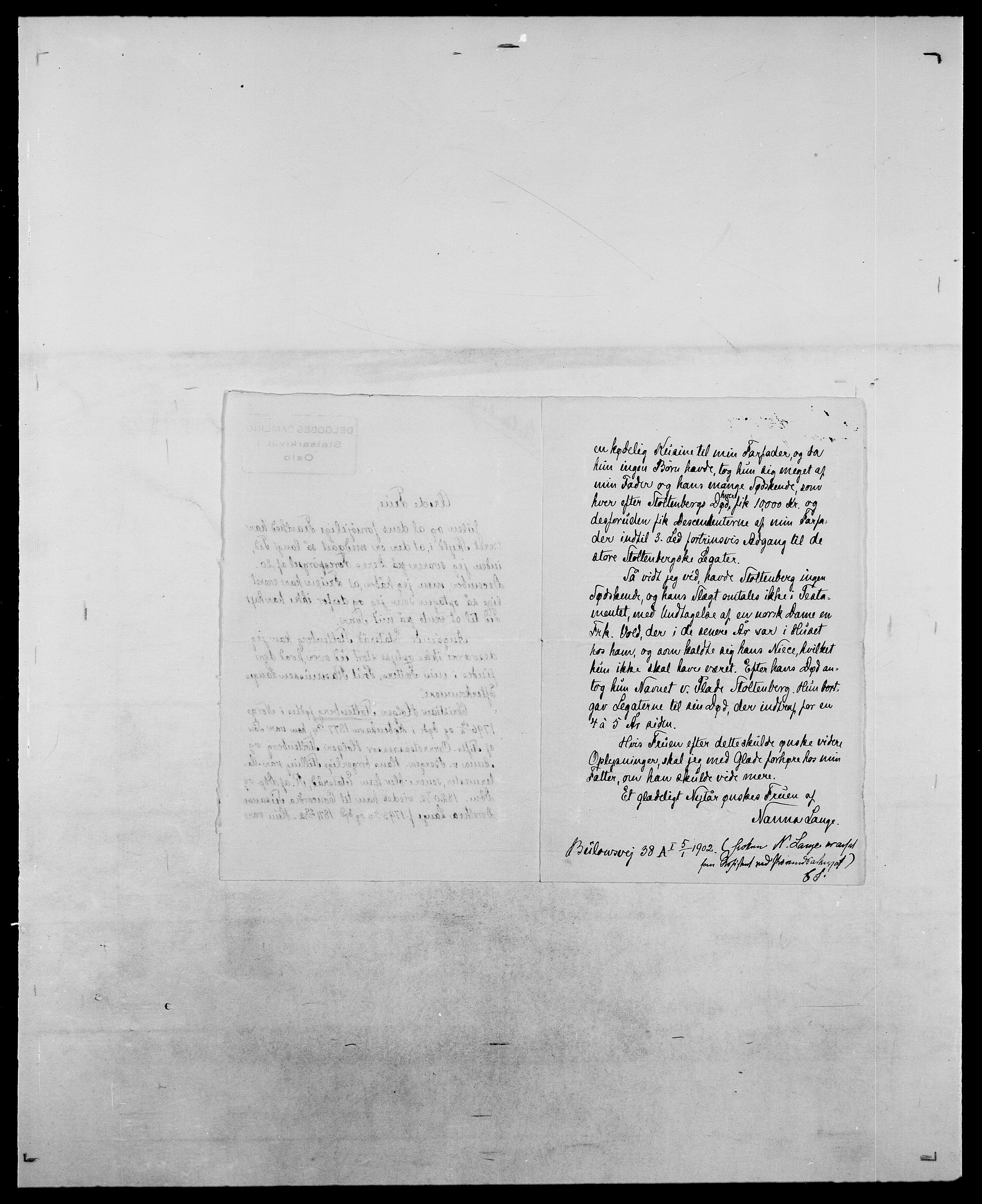 Delgobe, Charles Antoine - samling, AV/SAO-PAO-0038/D/Da/L0037: Steen, Sthen, Stein - Svare, Svanige, Svanne, se også Svanning og Schwane, p. 445