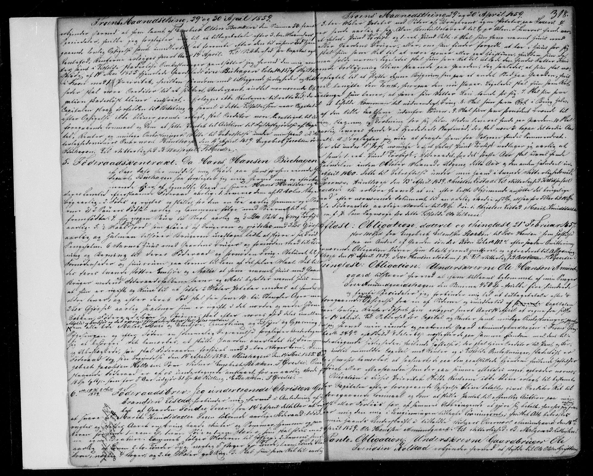 Mellom-Gudbrandsdal sorenskriveri, AV/SAH-TING-038/H/Hb/L0003/0002: Mortgage book no. 3b, 1859-1862, p. 318
