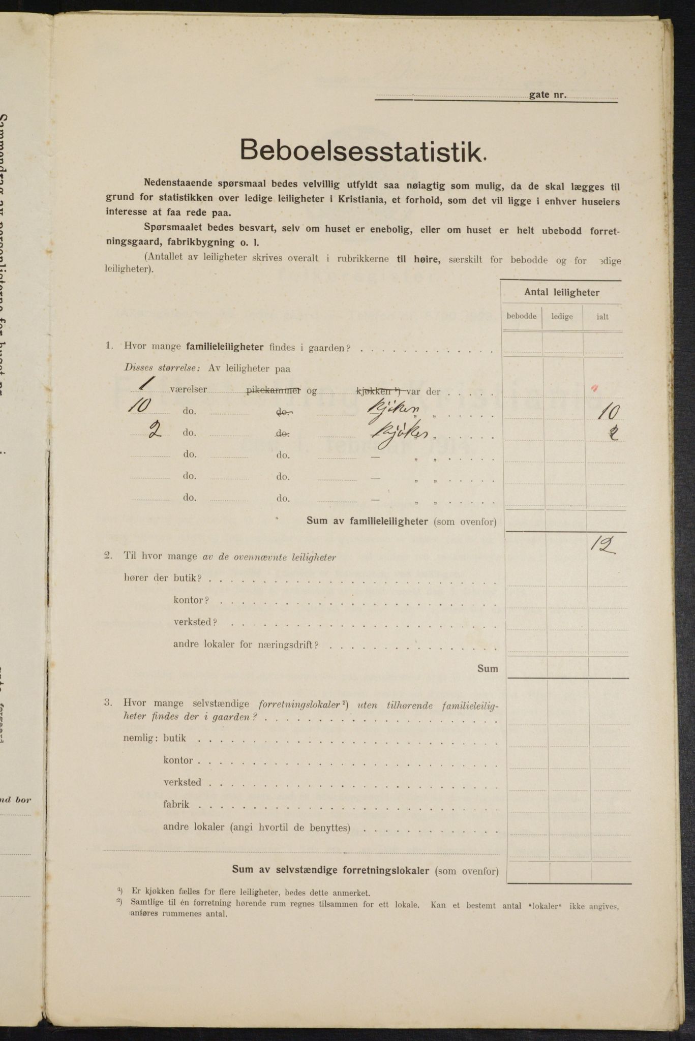 OBA, Municipal Census 1914 for Kristiania, 1914, p. 8682