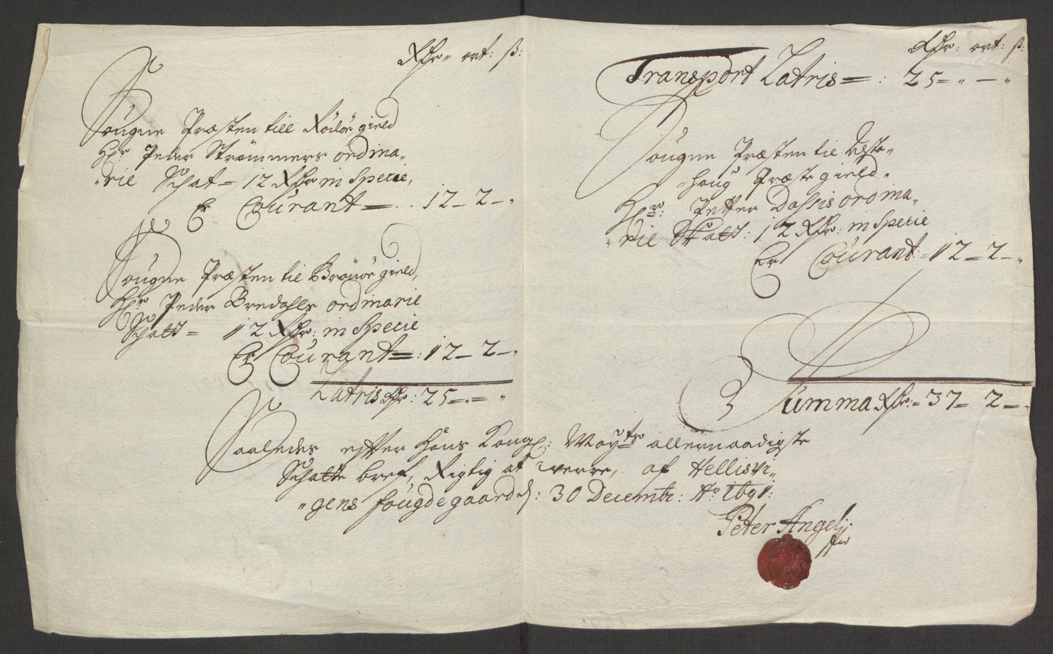 Rentekammeret inntil 1814, Reviderte regnskaper, Fogderegnskap, AV/RA-EA-4092/R65/L4504: Fogderegnskap Helgeland, 1691-1692, p. 145