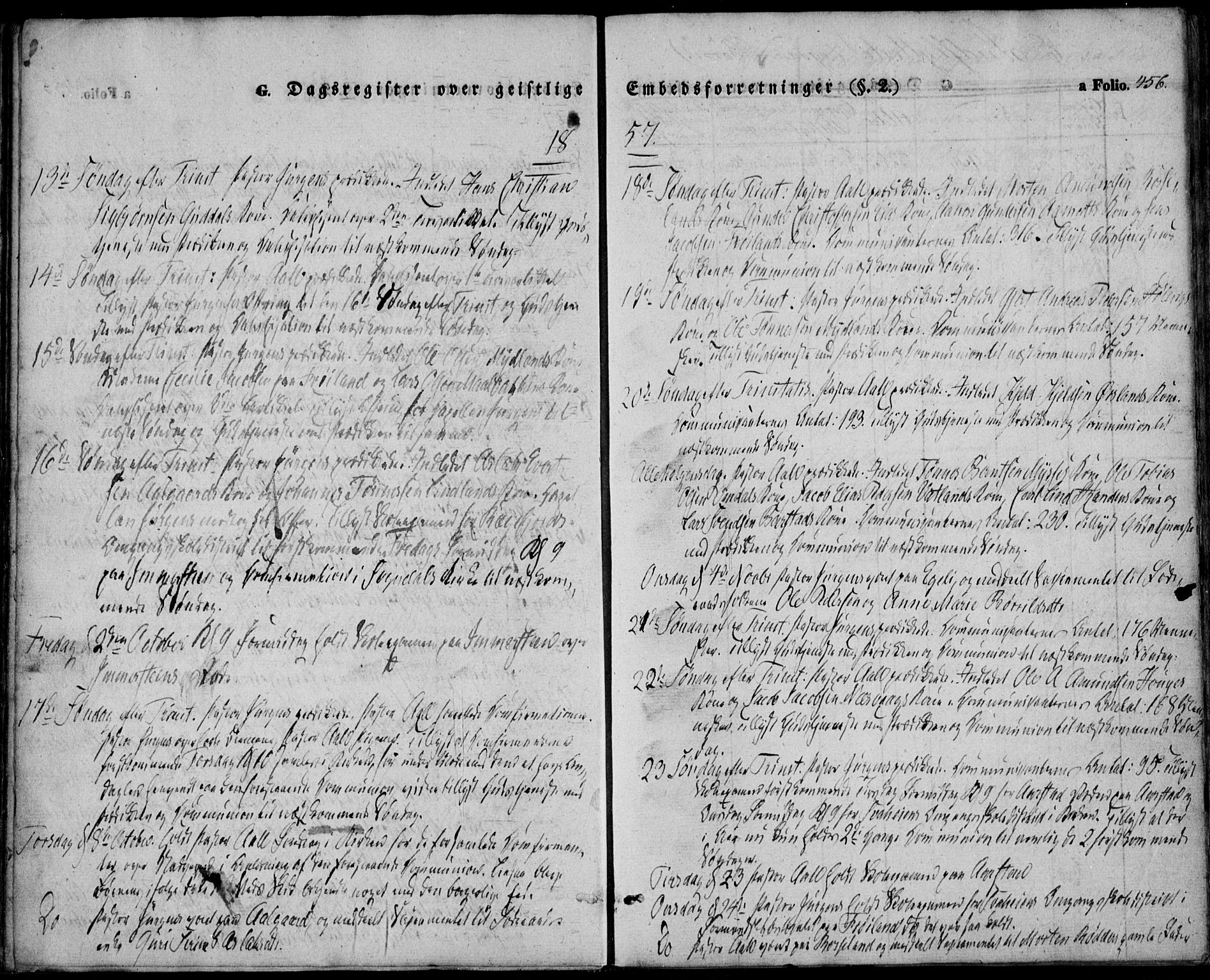 Sokndal sokneprestkontor, AV/SAST-A-101808: Parish register (official) no. A 8.2, 1842-1857, p. 456