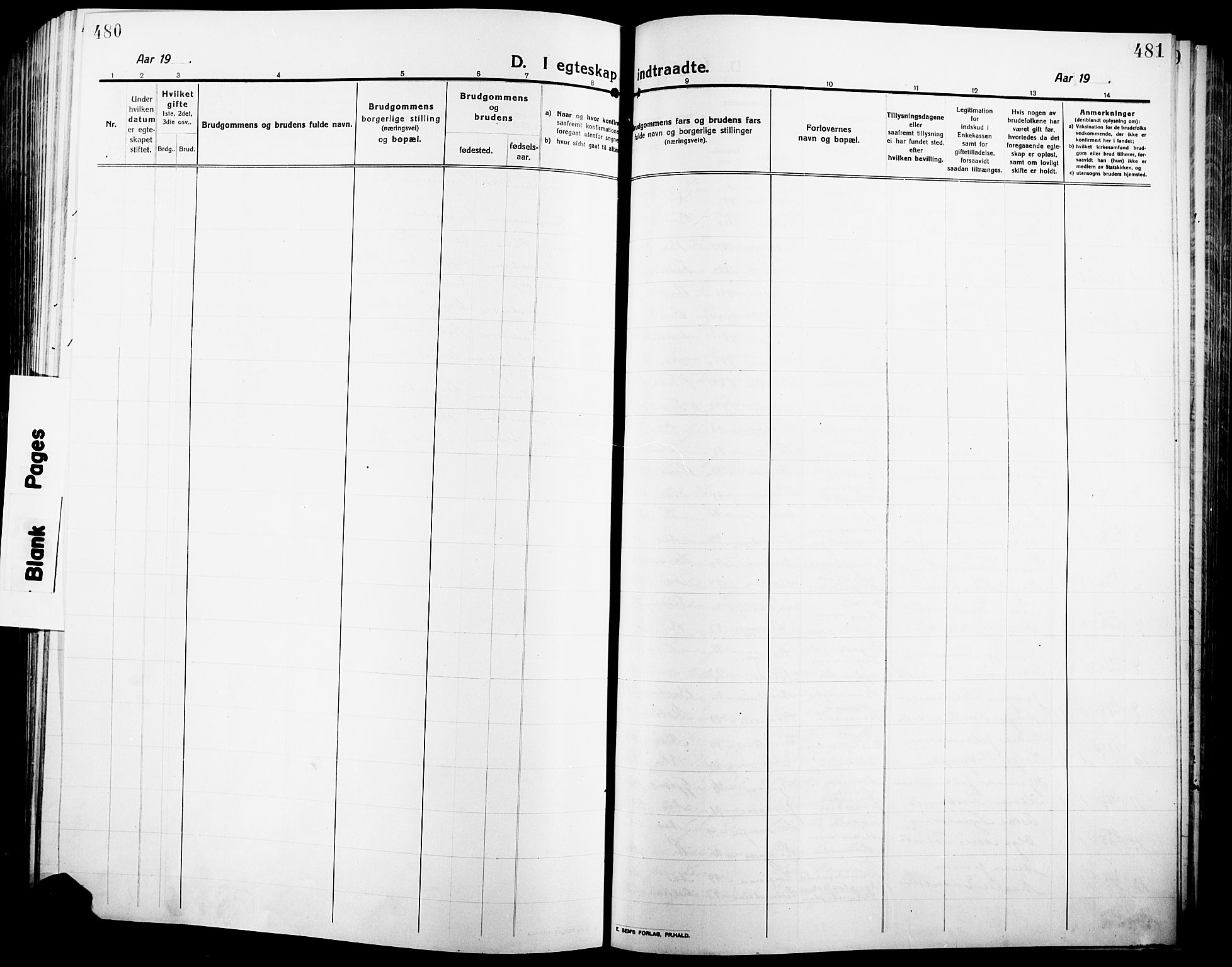 Ringsaker prestekontor, SAH/PREST-014/L/La/L0018: Parish register (copy) no. 18, 1913-1922, p. 480-481