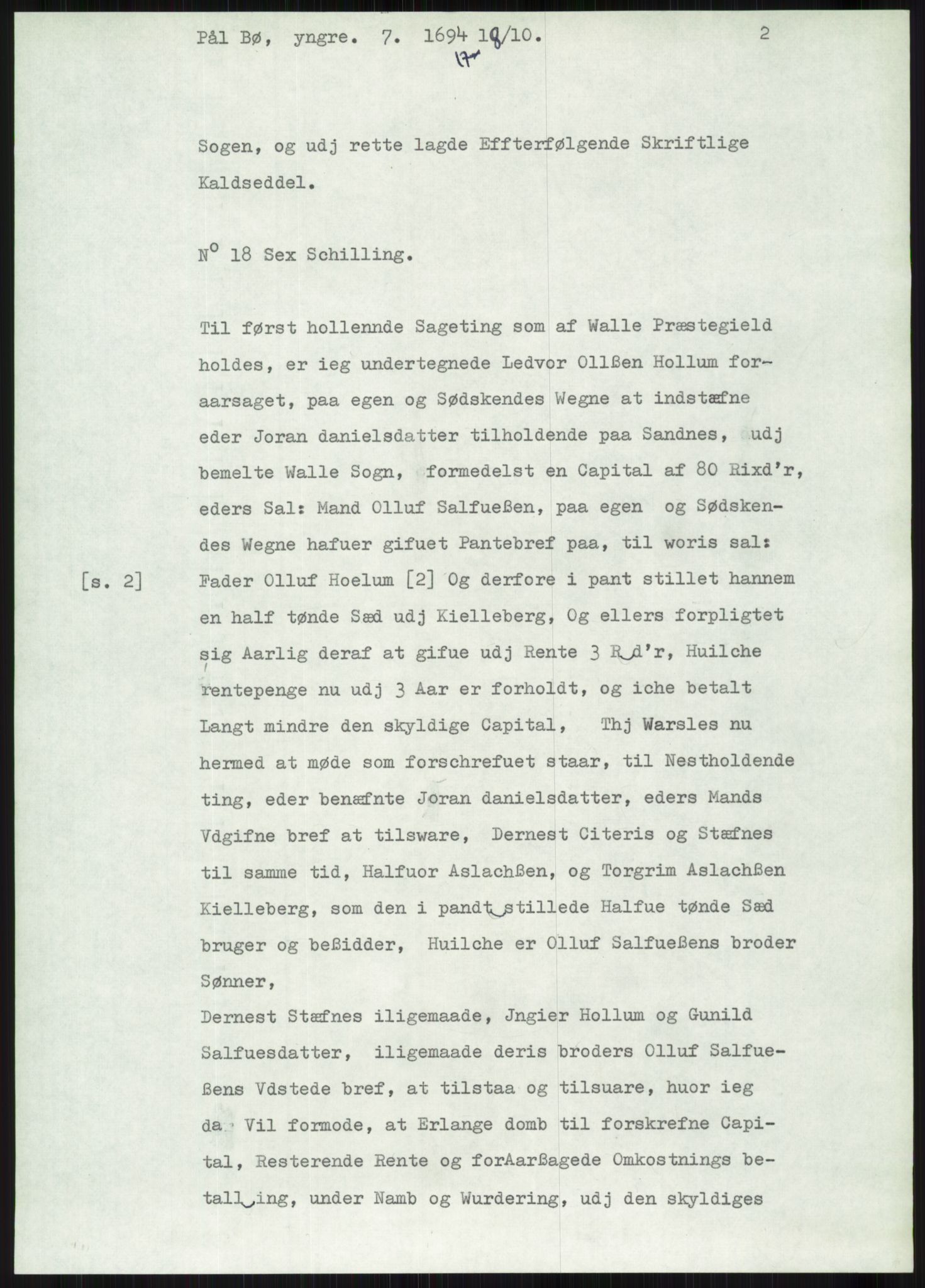 Samlinger til kildeutgivelse, Diplomavskriftsamlingen, AV/RA-EA-4053/H/Ha, p. 1586