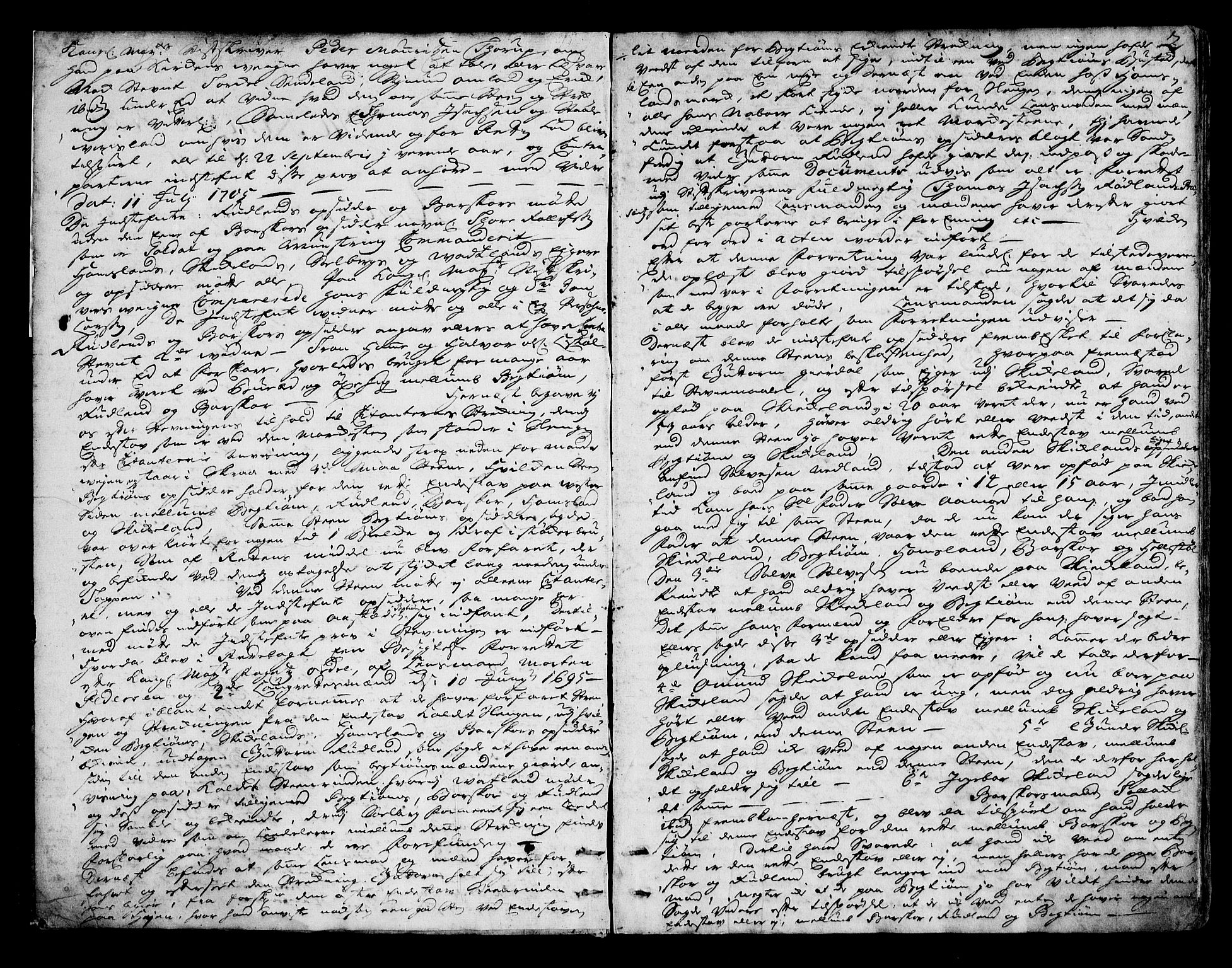 Lister sorenskriveri, AV/SAK-1221-0003/F/Fa/L0031: Tingbok nr 31, 1705-1706, p. 1b-2a