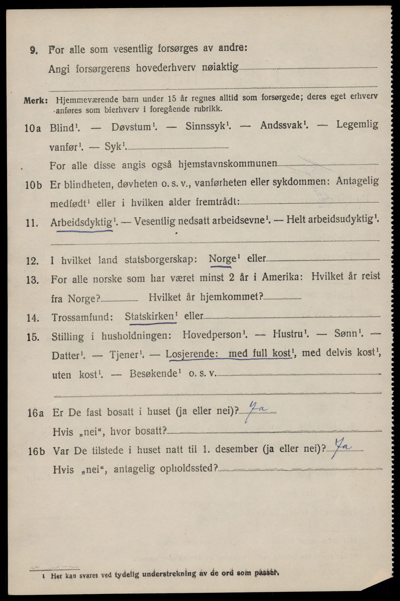 SAST, 1920 census for Heskestad, 1920, p. 1410