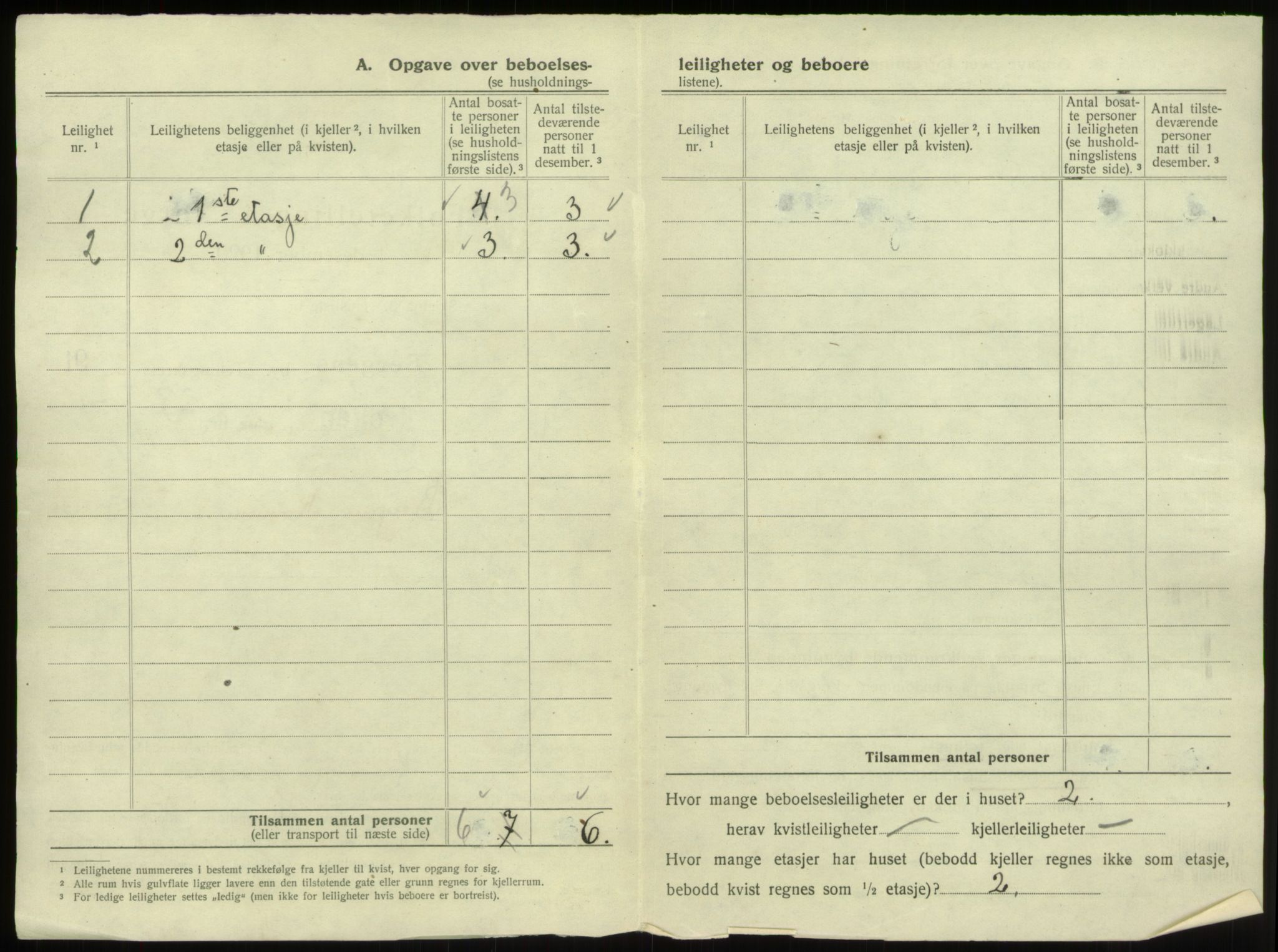 SAB, 1920 census for Bergen, 1920, p. 8703