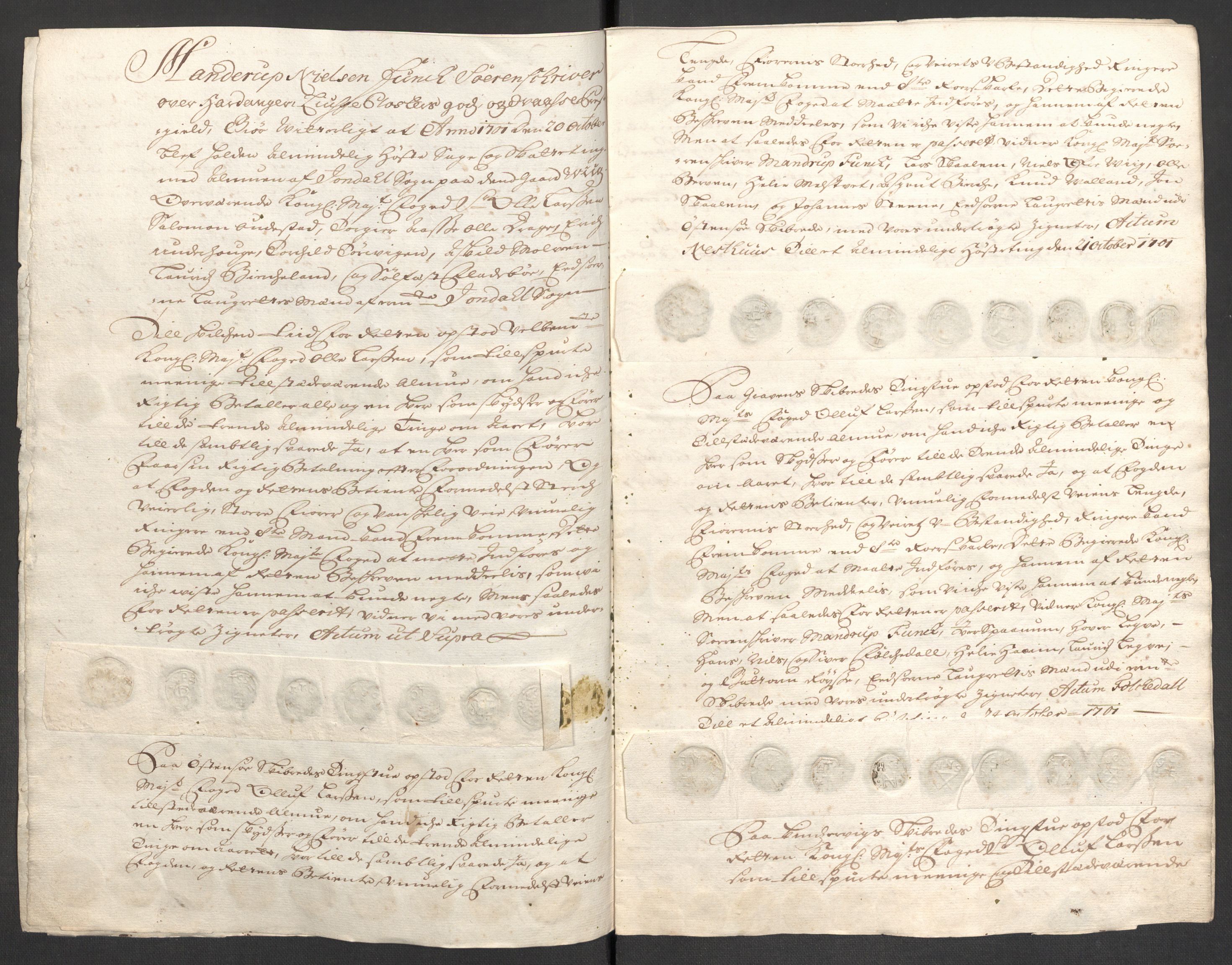 Rentekammeret inntil 1814, Reviderte regnskaper, Fogderegnskap, AV/RA-EA-4092/R48/L2979: Fogderegnskap Sunnhordland og Hardanger, 1700-1701, p. 508