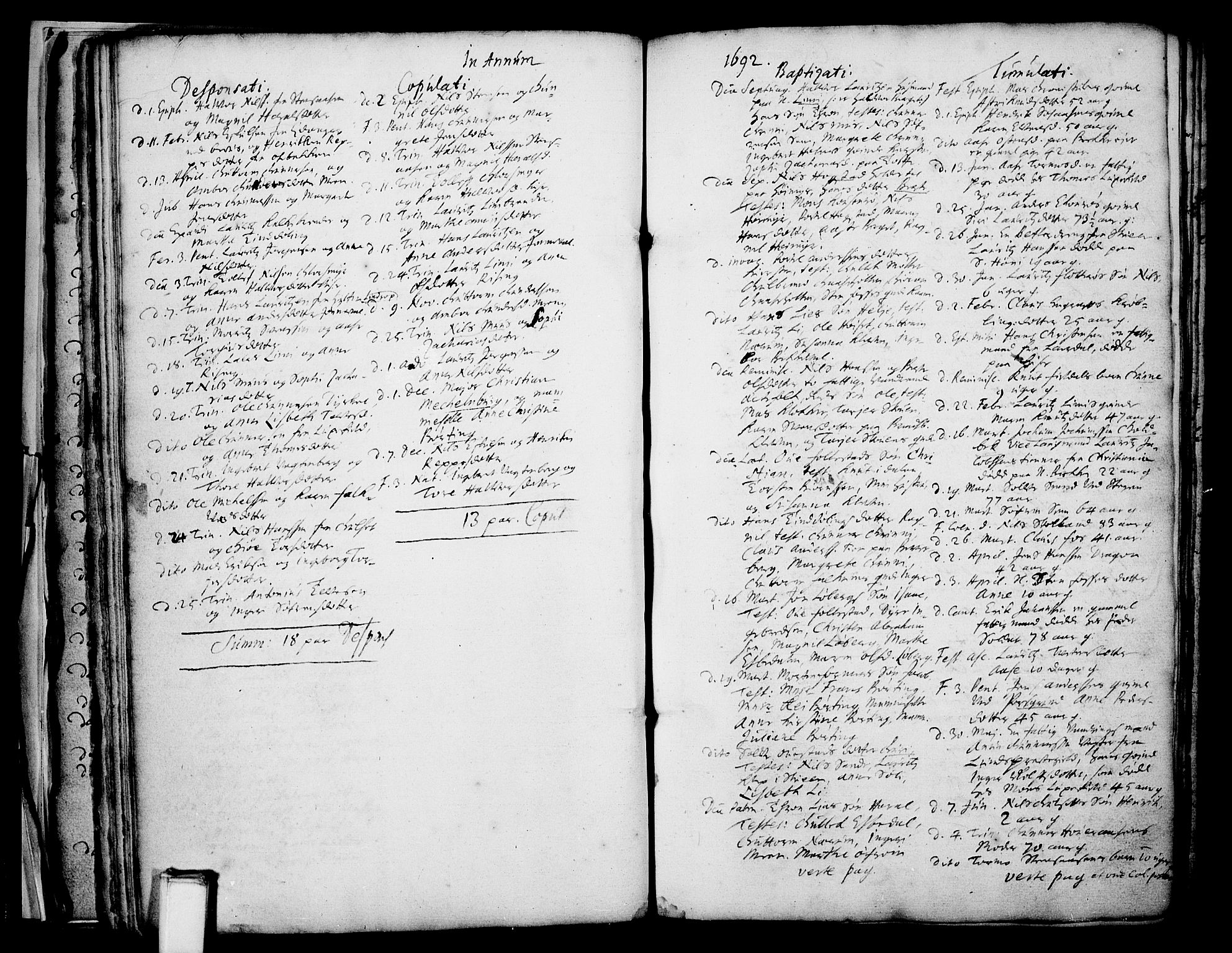 Gjerpen kirkebøker, AV/SAKO-A-265/F/Fa/L0001: Parish register (official) no. I 1, 1681-1746