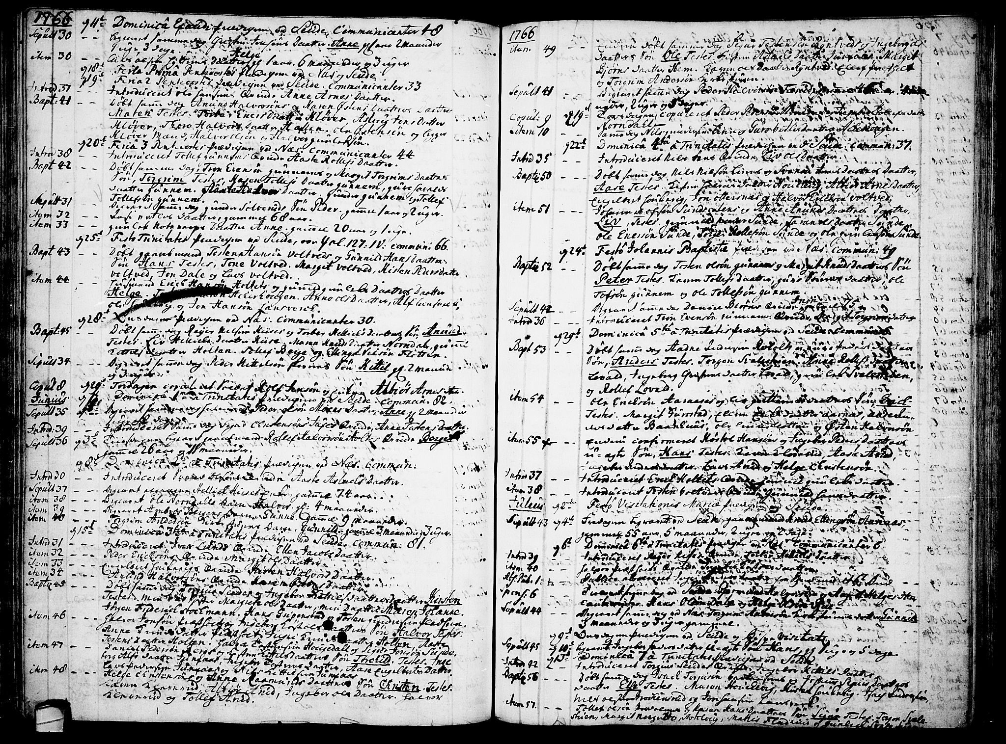 Sauherad kirkebøker, AV/SAKO-A-298/F/Fa/L0003: Parish register (official) no. I 3, 1722-1766